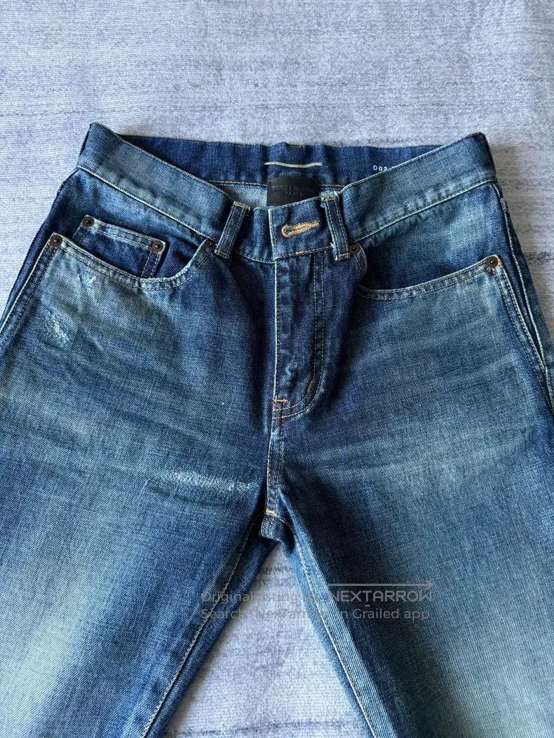 Saint Laurent Paris Saint Laurent 18AW Washed Denim Jeans. Size US 28 / EU 44 - 2 Thumbnail