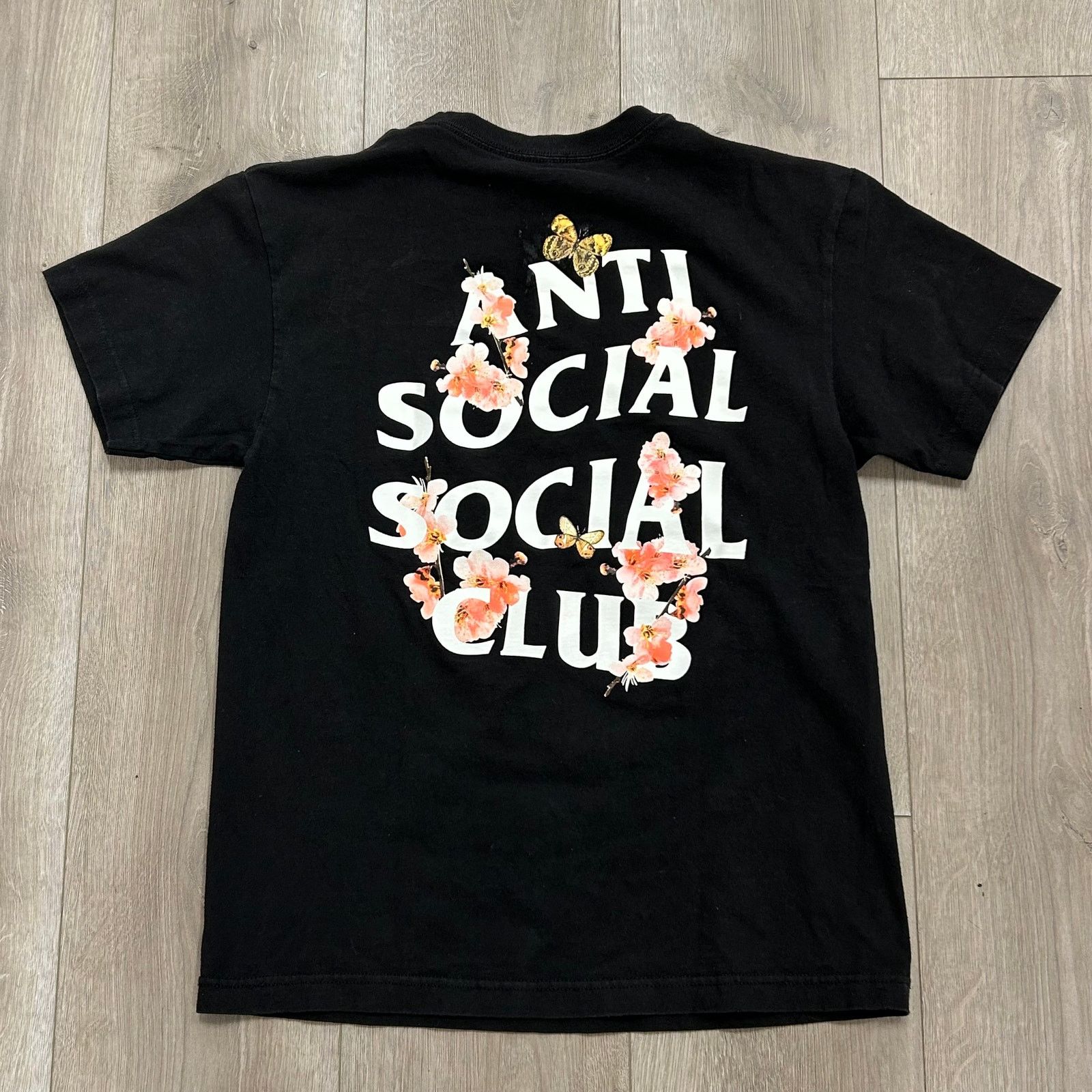 Anti Social Social Club Anti Social Social Club Cherry Blossom Black Tee Medium M B5 Size US M / EU 48-50 / 2 - 1 Thumbnail