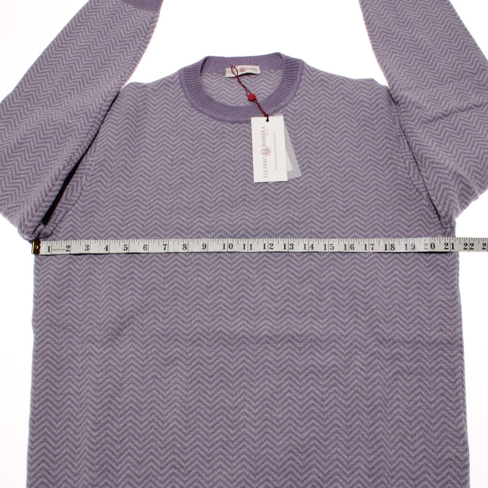 Luciano Barbera Luciano Barbera Sweater Size US XL in Purple Size US XL / EU 56 / 4 - 4 Thumbnail