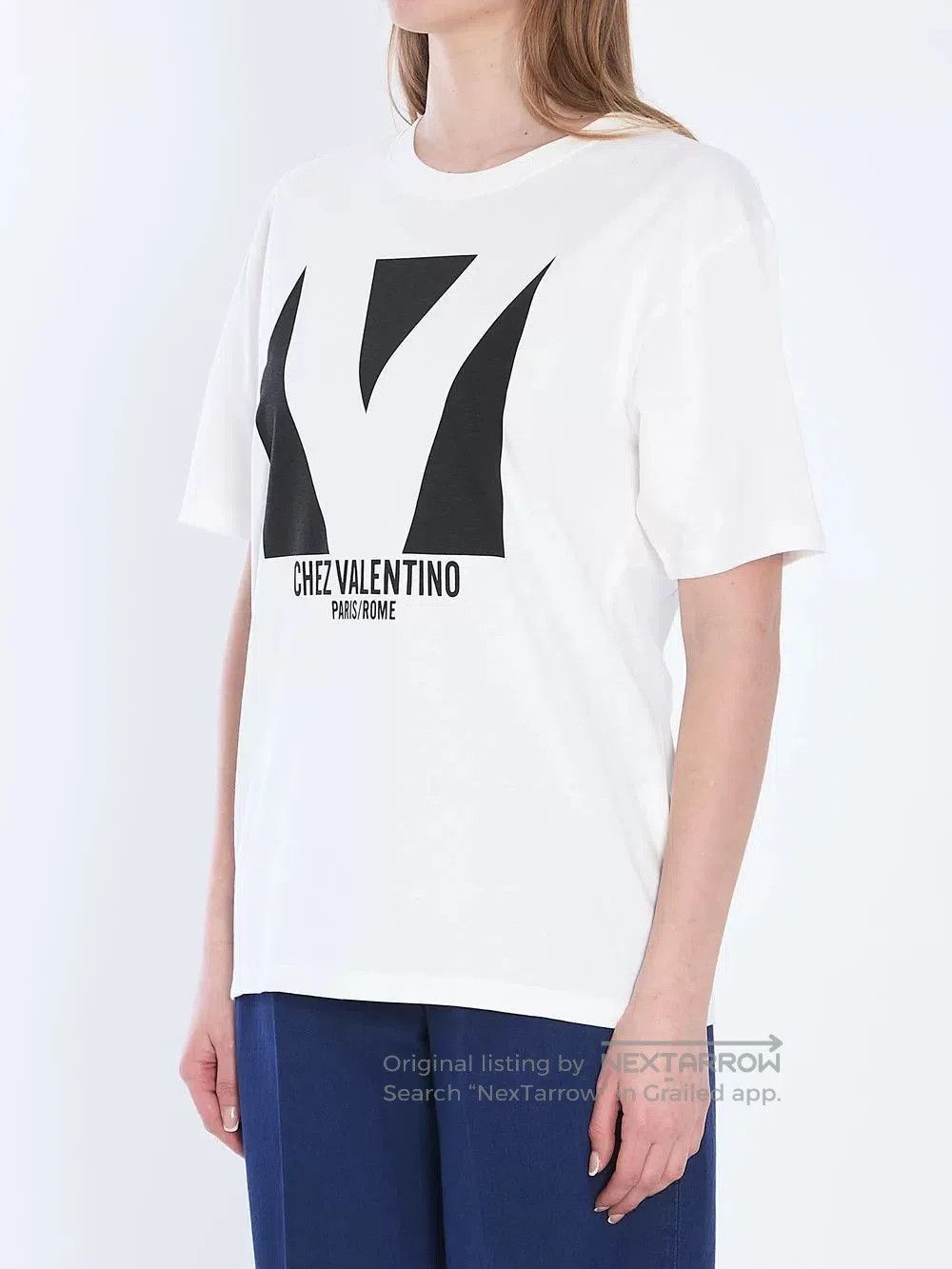 Valentino valentino garavani women's t-shirt with logo. Size US XS / EU 42 / 0 - 3 Thumbnail