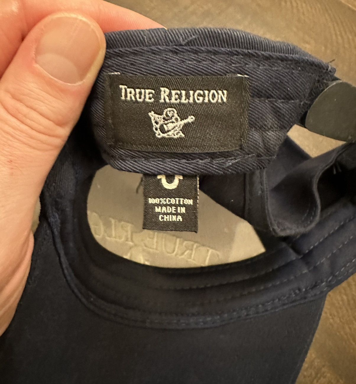 True Religion True Religion Hat Cap Embroidered Snapback Navy Blue Size ONE SIZE - 7 Thumbnail