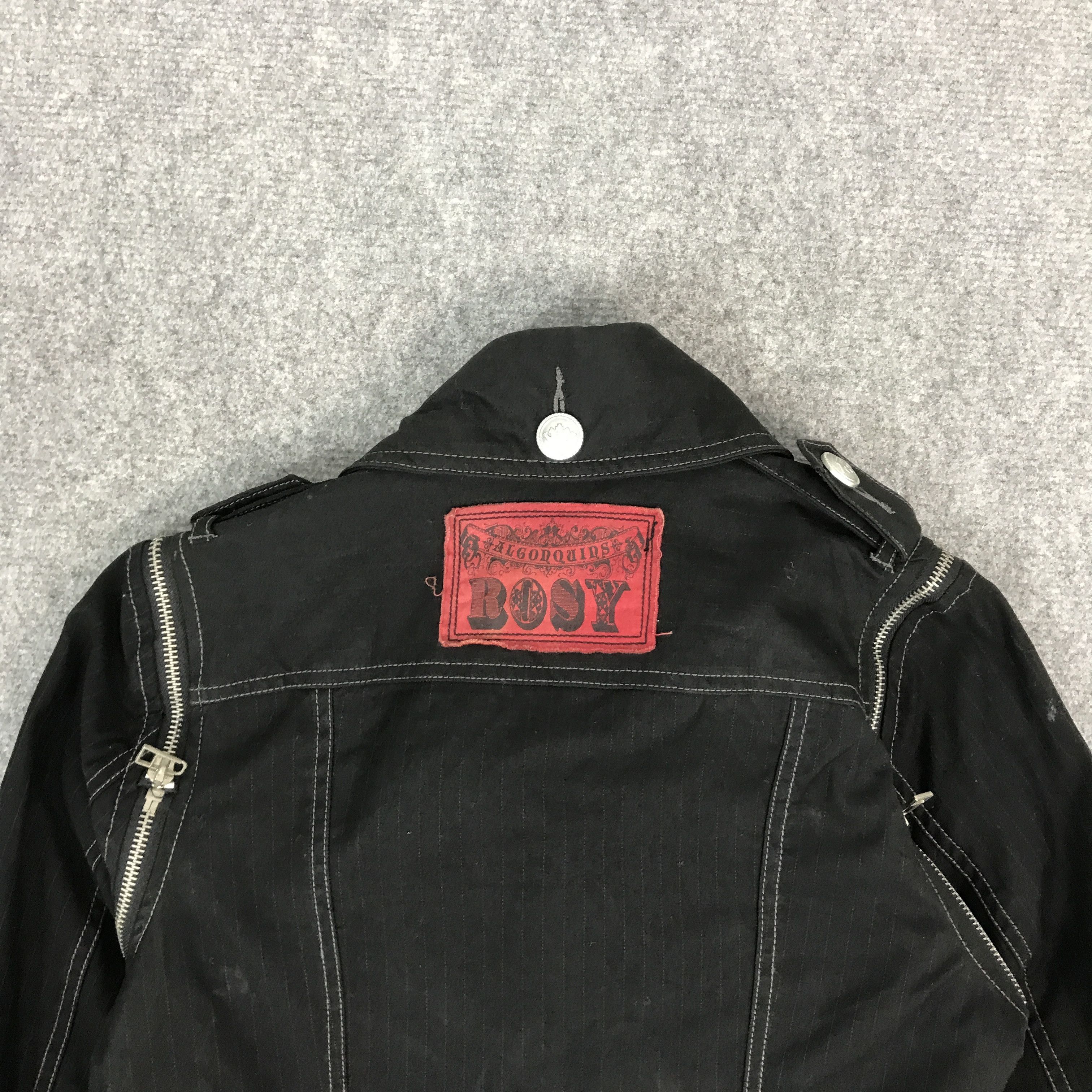 If Six Was Nine × Japanese Brand × Le Grande Bleu (L.G.B.) 🔥ALGON QUINS JAPAN PUNK BLACK JACKET Size US S / EU 44-46 / 1 - 4 Thumbnail