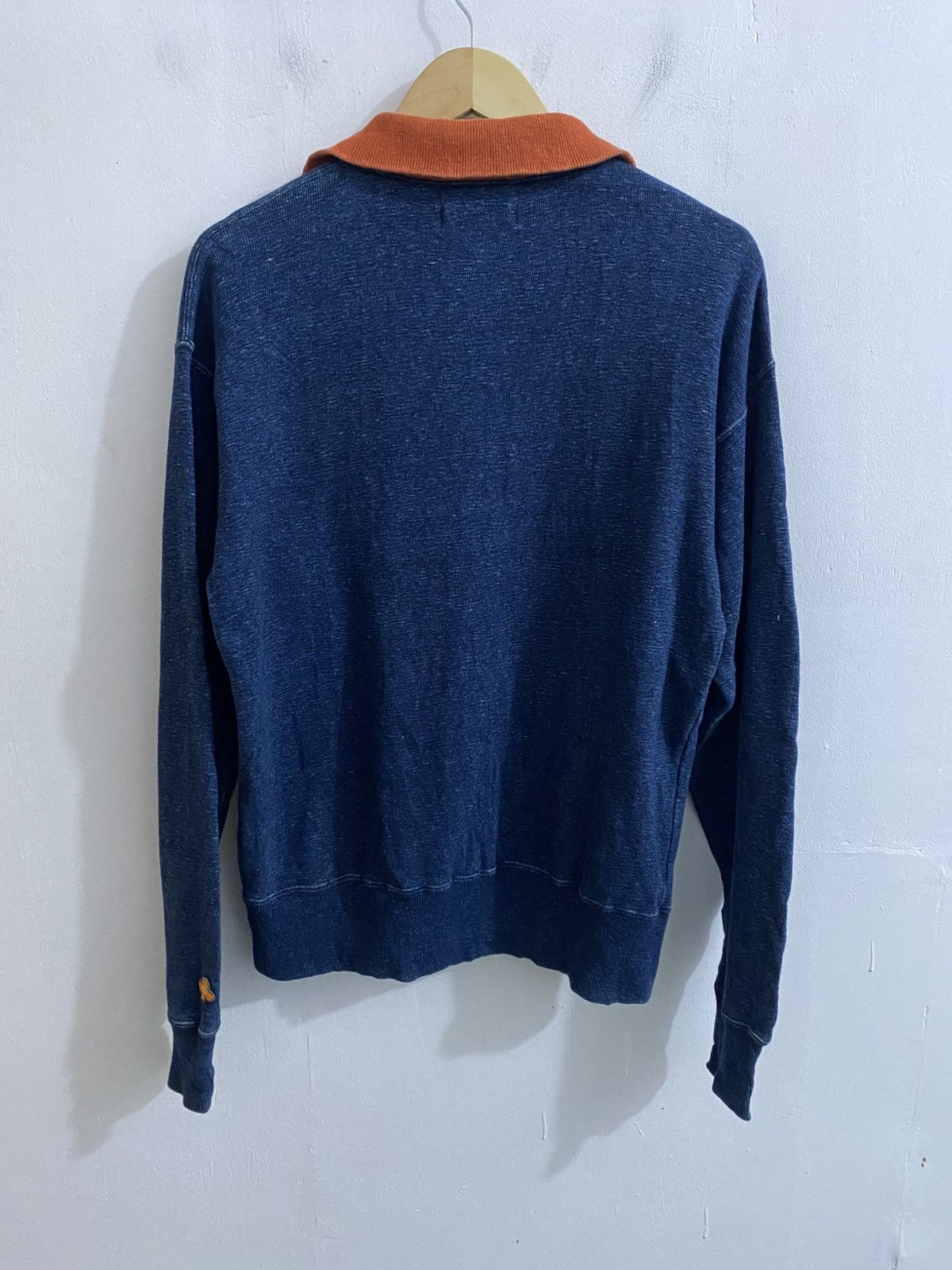 45rpm Joubu De Nagamochi 45RPM Half Zip TwoTone Sweater Size US L / EU 52-54 / 3 - 2 Thumbnail