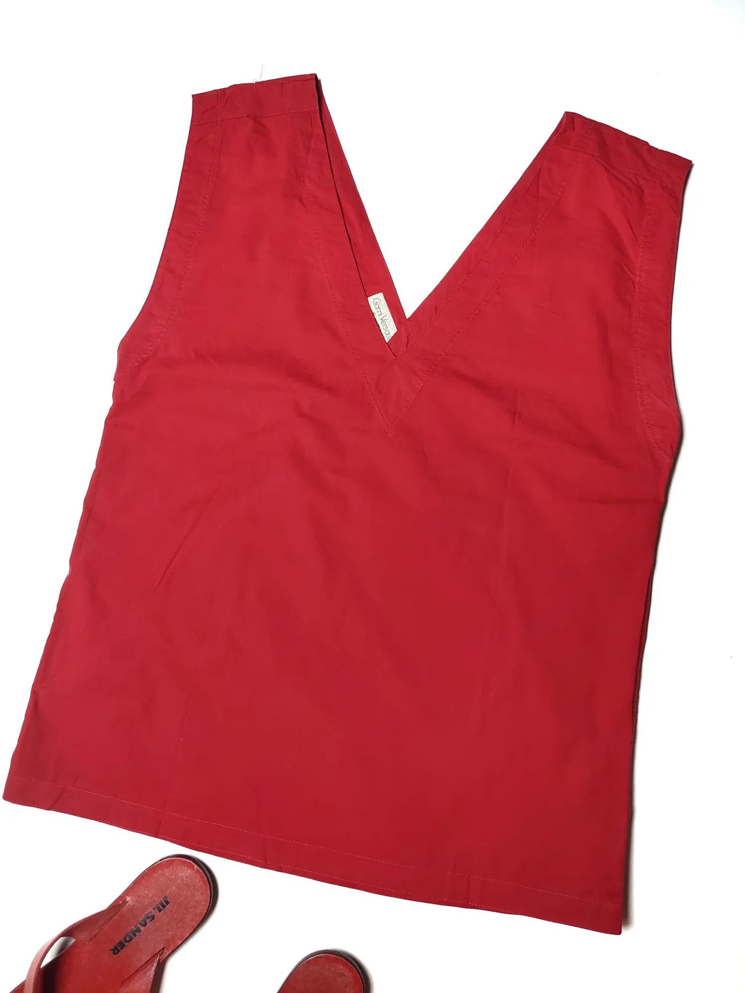 Versace × Versace Jeans Couture × Vintage Vintage 80's Gianni Versace Donatella Tank top Size S / US 4 / IT 40 - 2 Thumbnail