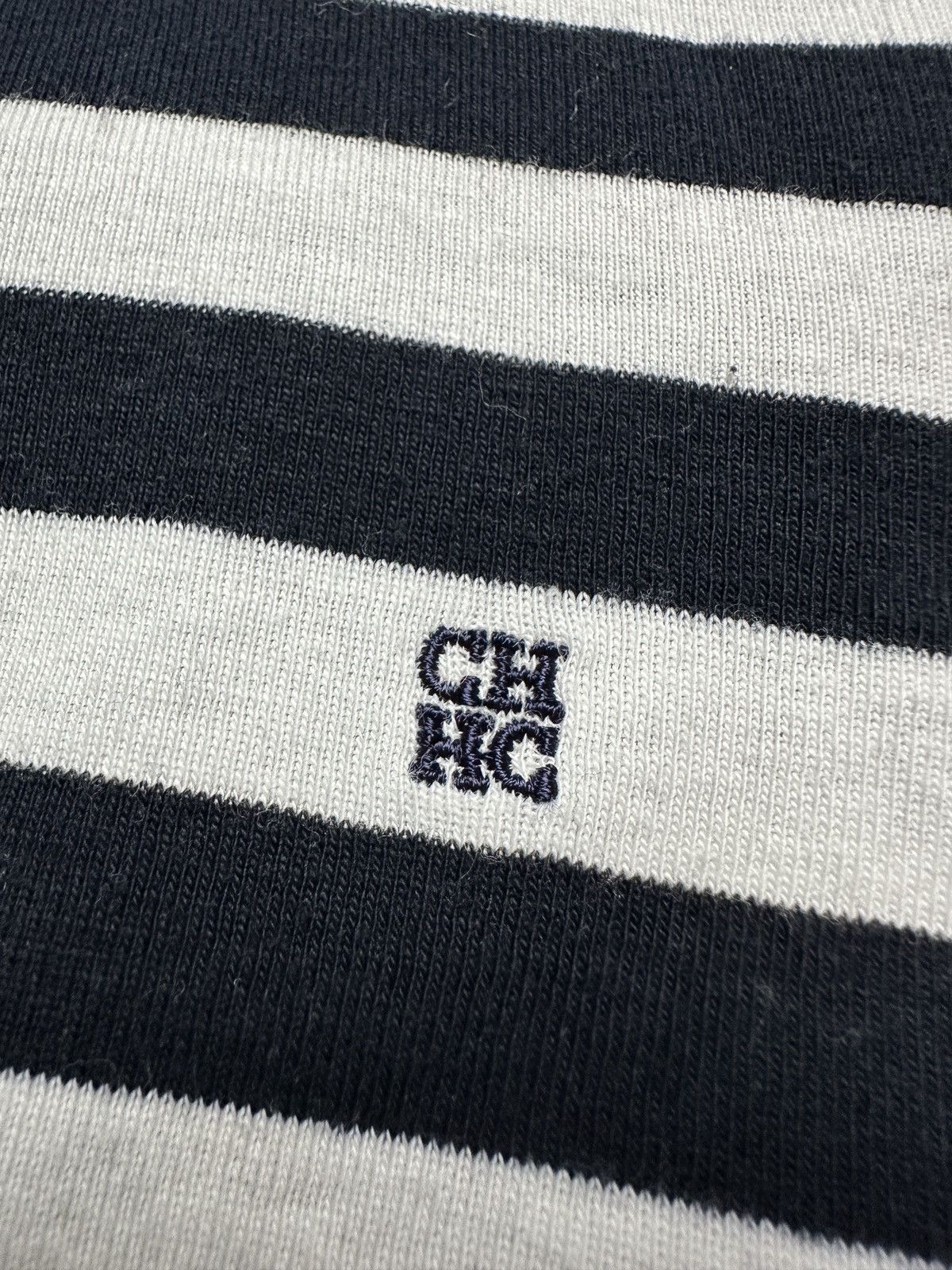 Carolina Herrera Carolina Herrera CH Striped Long Sleeve Vintage Polo Top Lux Size XS / US 0-2 / IT 36-38 - 7 Thumbnail