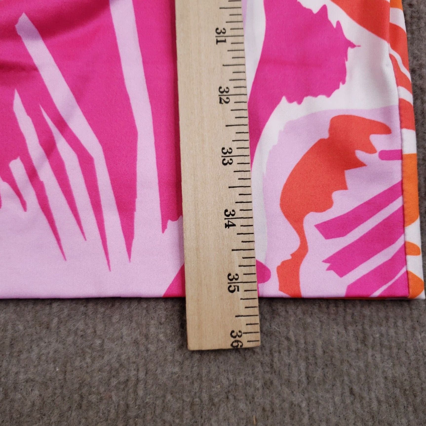 Vintage Gretchen Scott Tassel Tie Dress Womens XXS Pink Purple Frond Frenzy Tropical Size XXS / US 00 / IT 34 - 5 Thumbnail