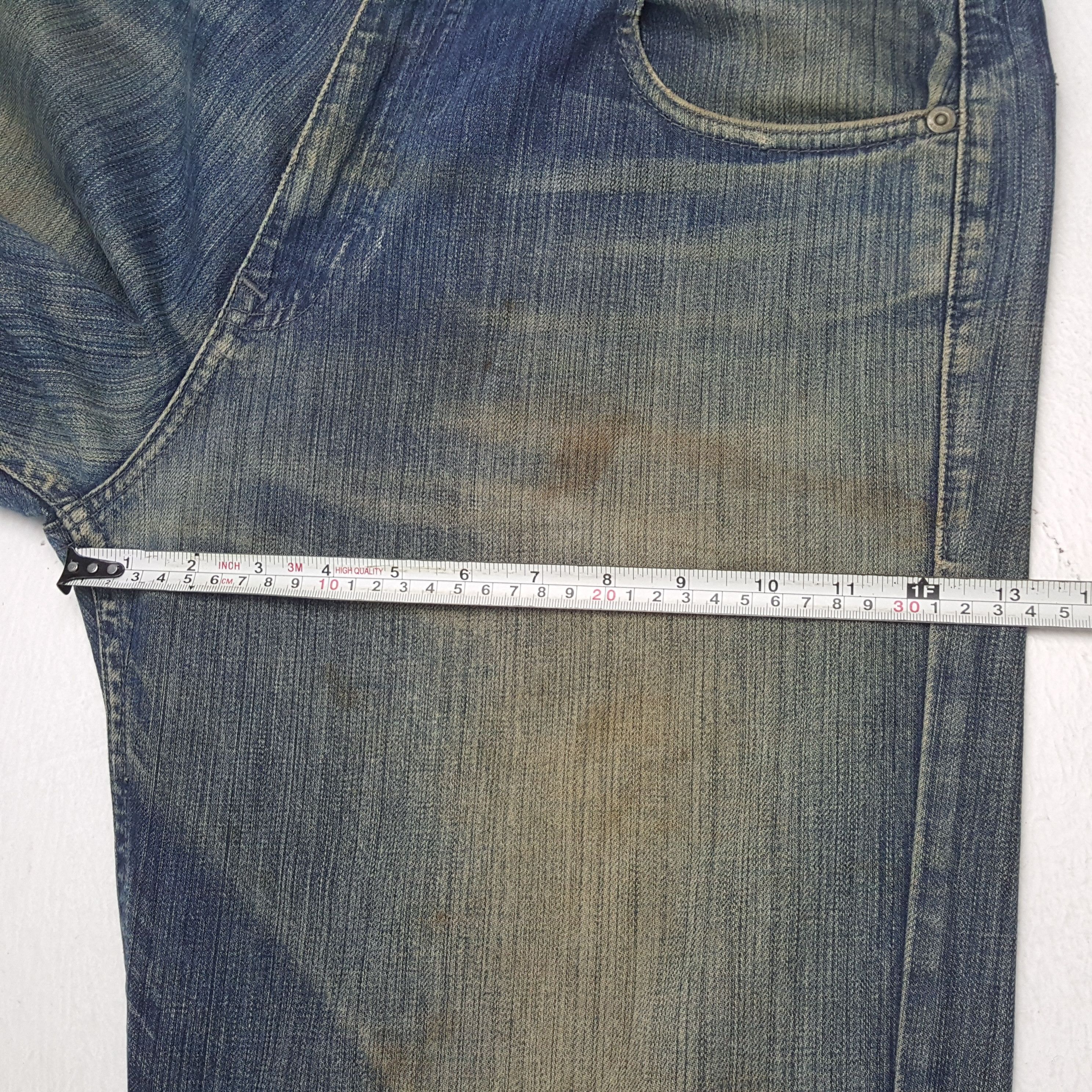 Stussy × Vintage Vintage STUSSY Streetwear Skateboard Logo Custom Style Jean Size US 33 - 9 Thumbnail