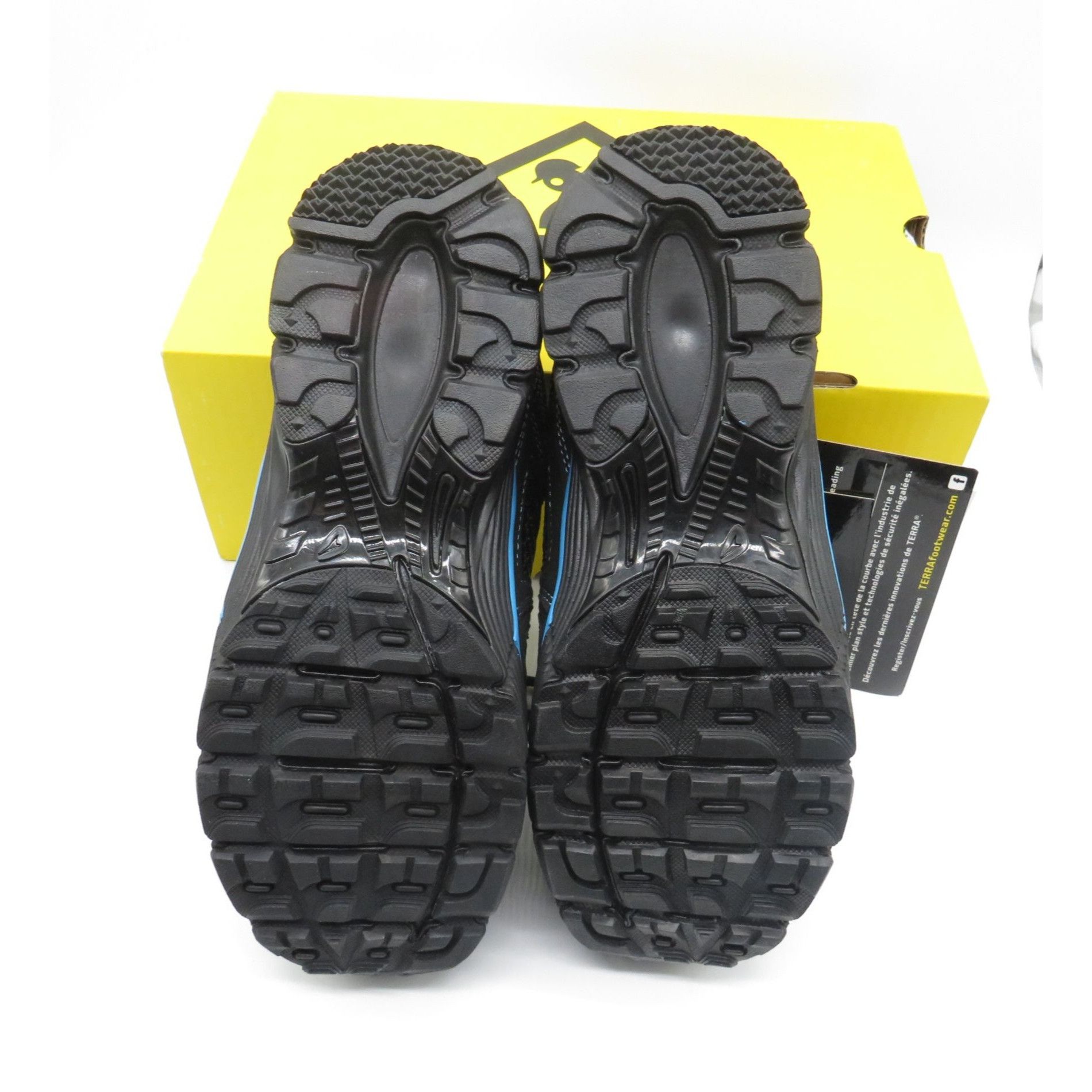 Other Terra Womens Black Blue Mesh Lace-Up Safety Shoes Slip-Resis Size US 8 / IT 38 - 8 Thumbnail