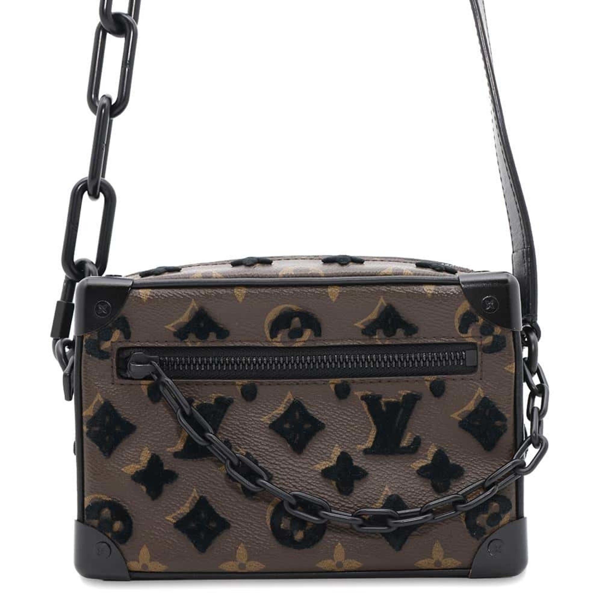 Louis Vuitton Shoulder Bag Monogram Tuftage Mini Soft Trunk M68970 Louis Vuitton Black, Women's