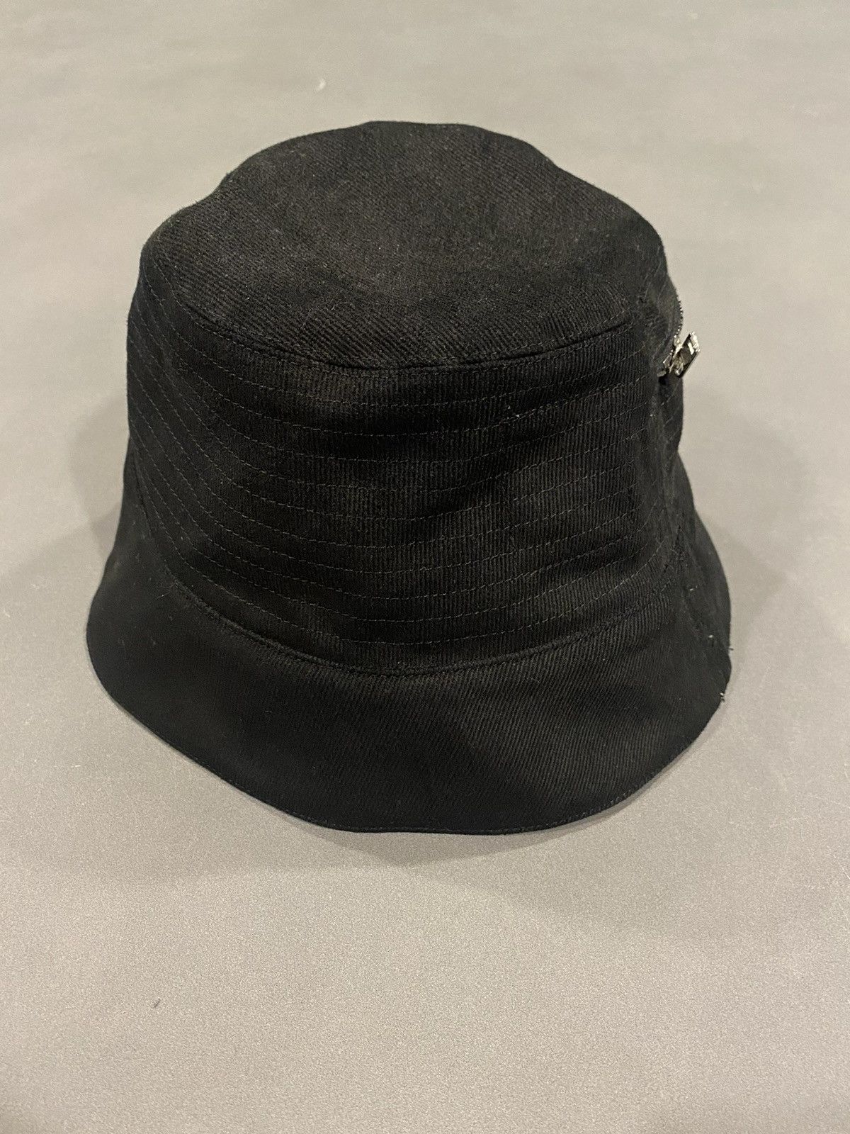 Rick Owens × Rick Owens Drkshdw Rick Owens DRKSHDW Black Pocket Gilligan Bucket Hat Size ONE SIZE - 4 Thumbnail