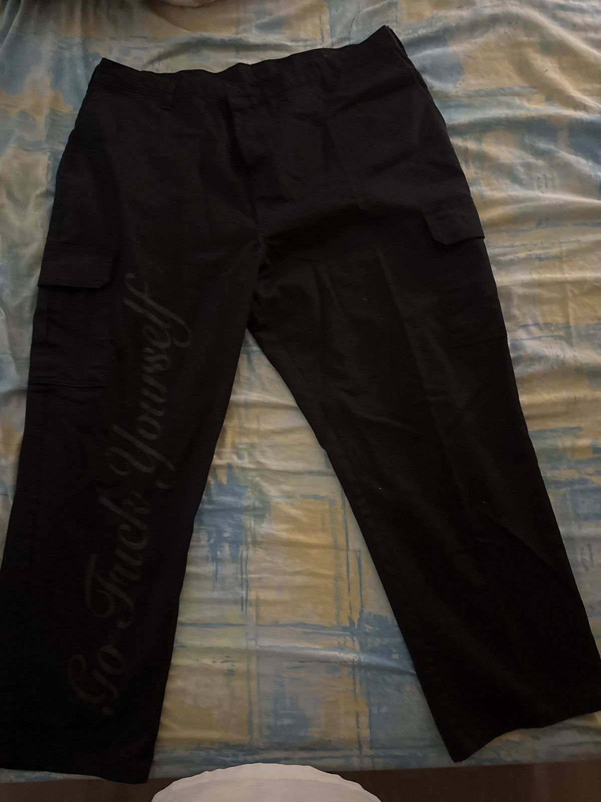4GSELLER 4GSeller Go Fuck yourself Black Dickies Size US 43 - 5 Thumbnail