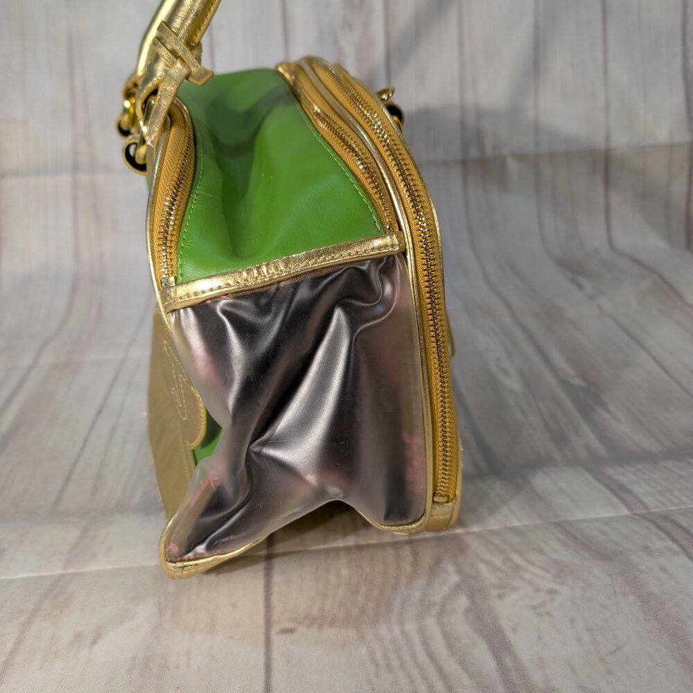 Juicy Couture Juicy Couture Vintage Green-Gold Pet Carrier Bag Size ONE SIZE - 7 Thumbnail