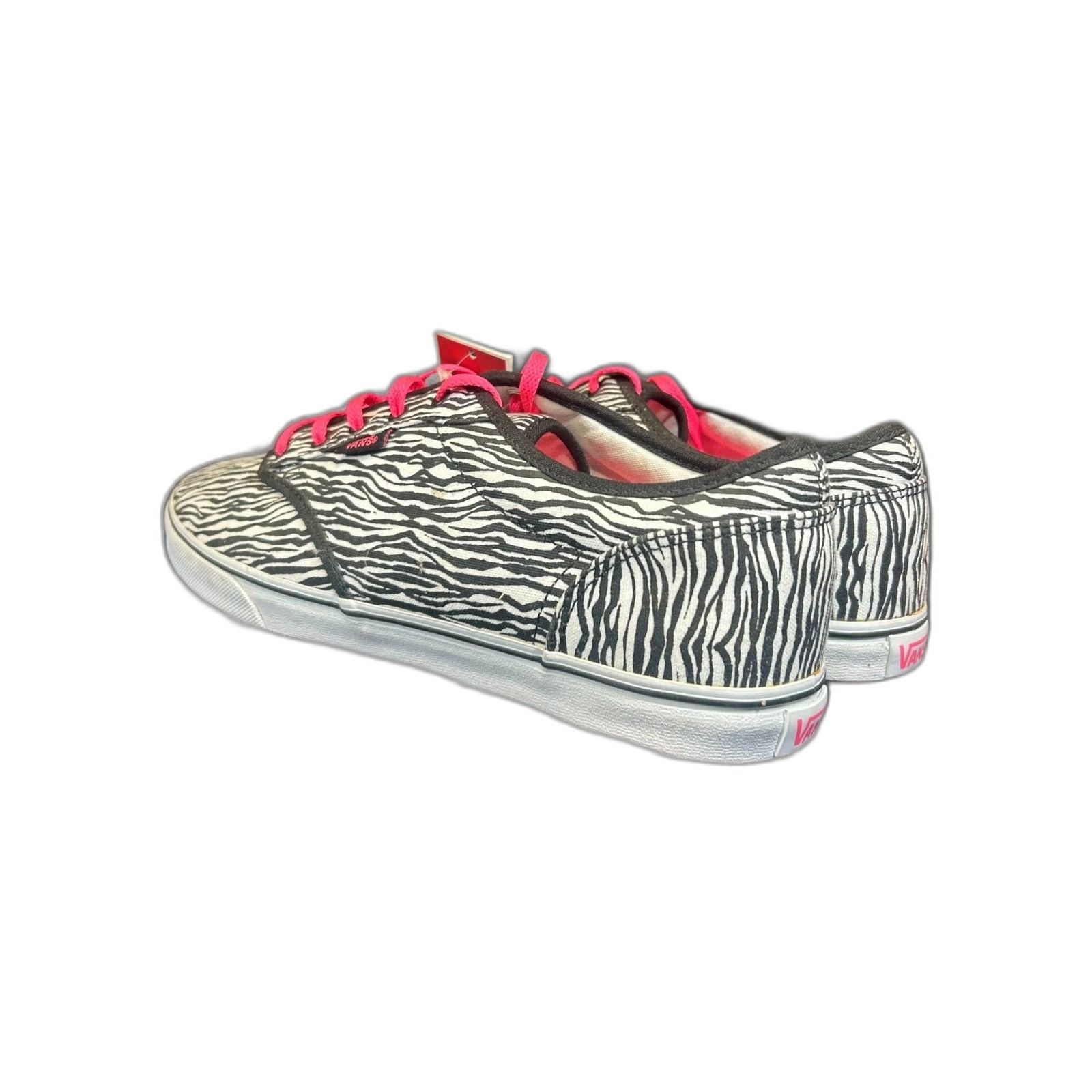 Vans Vans Lo Pro White/Black Zebra Print Skate Canvas Shoes Women Size US 10 / EU 43 - 7 Thumbnail