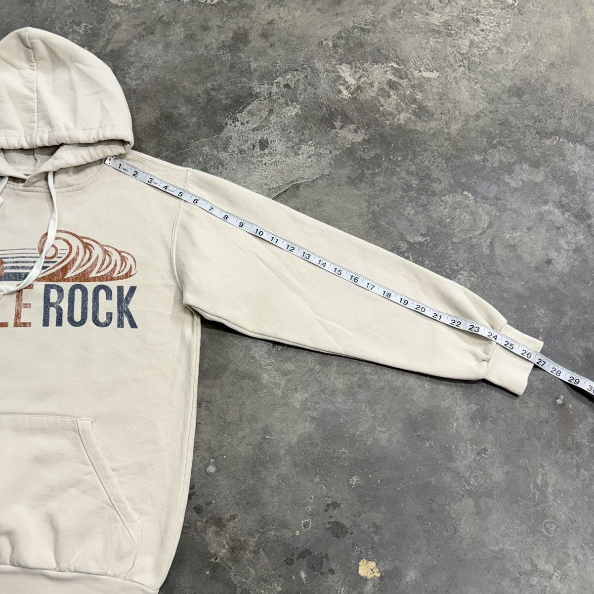 Jerzees Vintage MV Sport Table Rock Graphic Fleece Hoodie Size US S / EU 44-46 / 1 - 6 Thumbnail