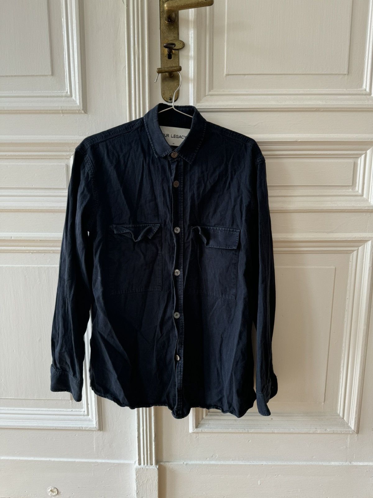 Our Legacy Our Legacy - Navy Shirt Size US S / EU 44-46 / 1 - 1 Thumbnail