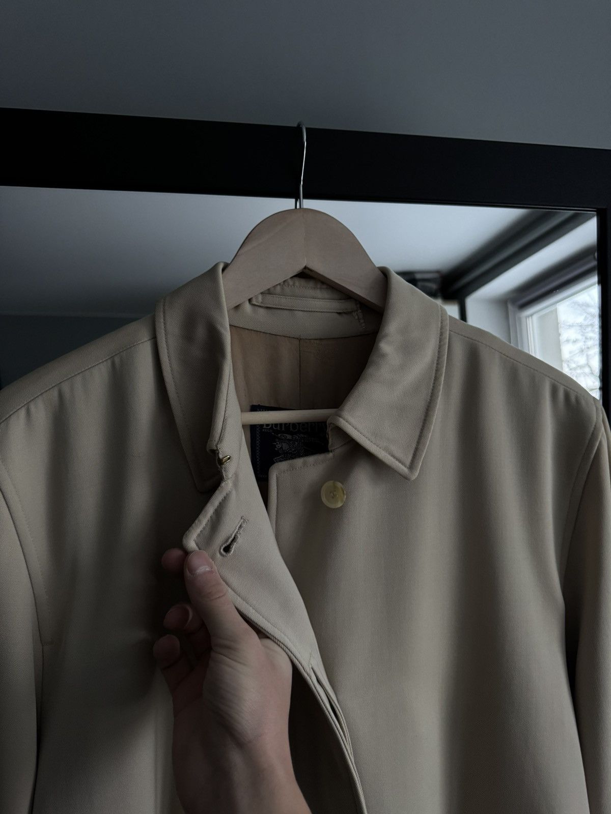 Burberry Vintage Burberrys Specialy All Wool Burella Trench Coat Size XL / US 12-14 / IT 48-50 - 13 Thumbnail