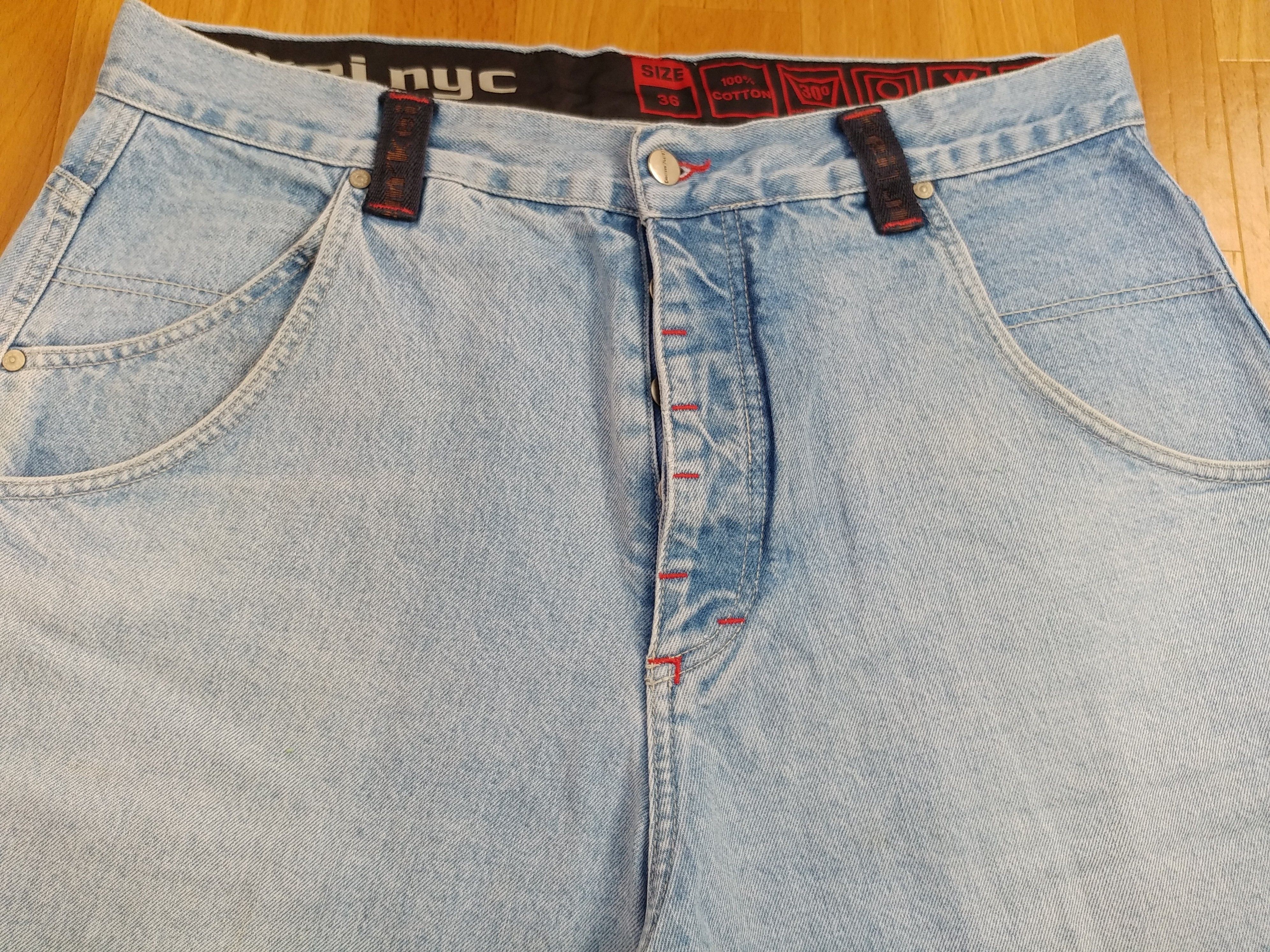 Aem'kei Aem'Kei jeans shorts, vintage Aem Kei hip hop pants, 90s 36 Size US 36 / EU 52 - 9 Thumbnail