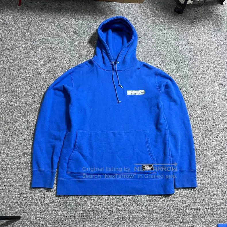 Neighborhood Neighborhood Blue Hooded Sweatshirt Size US XL / EU 56 / 4 - 5 Thumbnail