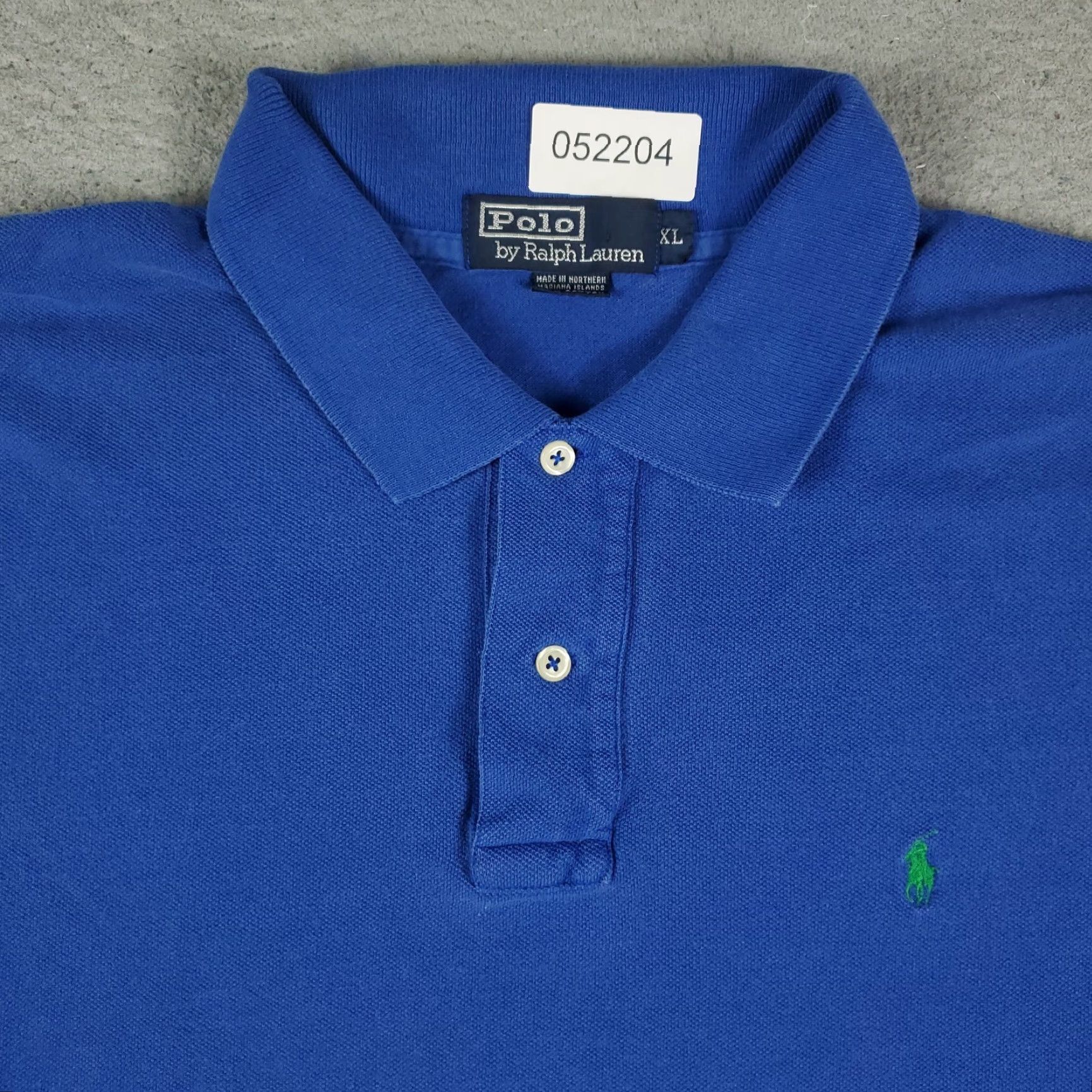 Ralph Lauren VINTAGE Ralph Lauren Polo Shirt Mens Size XL Blue Pony Casual Short Sleeve Shirt Regular Adult XL Blue Polo Ralph Lauren Big Pony 90s Sports Mens Size US XL / EU 56 / 4 - 2 Thumbnail