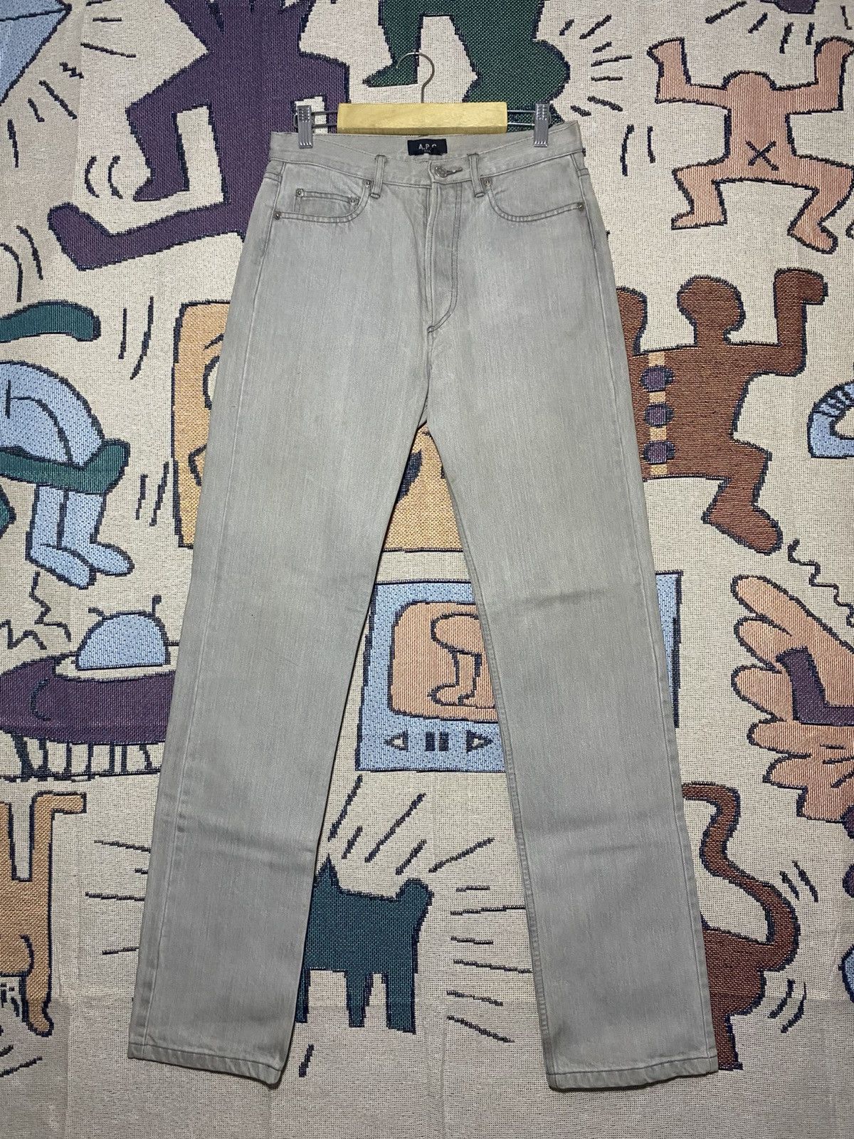 A.P.C. APC Jeans Grey Denim Vintage If Six was Nine Size US 29 - 1 Thumbnail