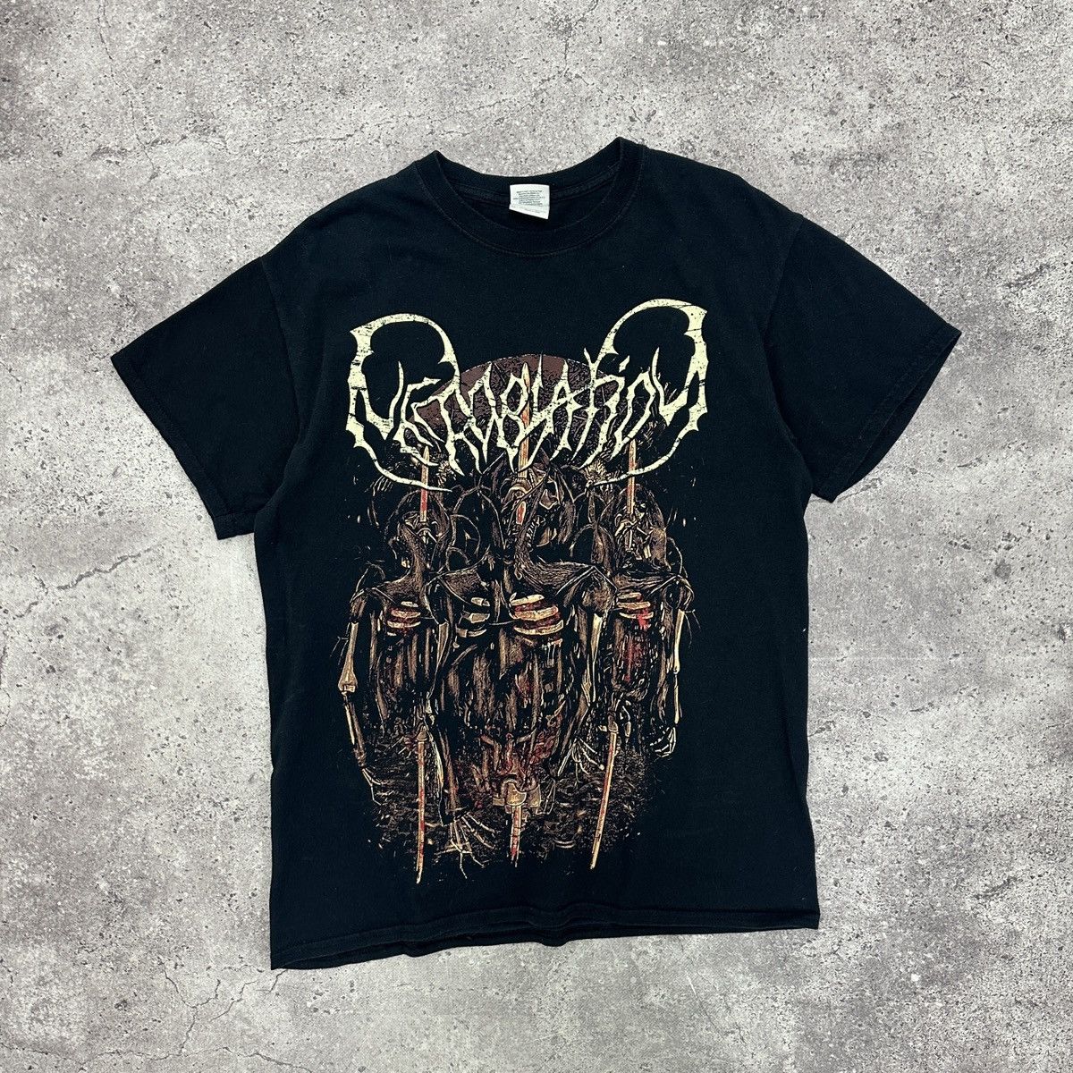 Band Tees Vintage 00s Necroblation Betrayed Hearts deathcore rock tee Size US M / EU 48-50 / 2 - 1 Thumbnail