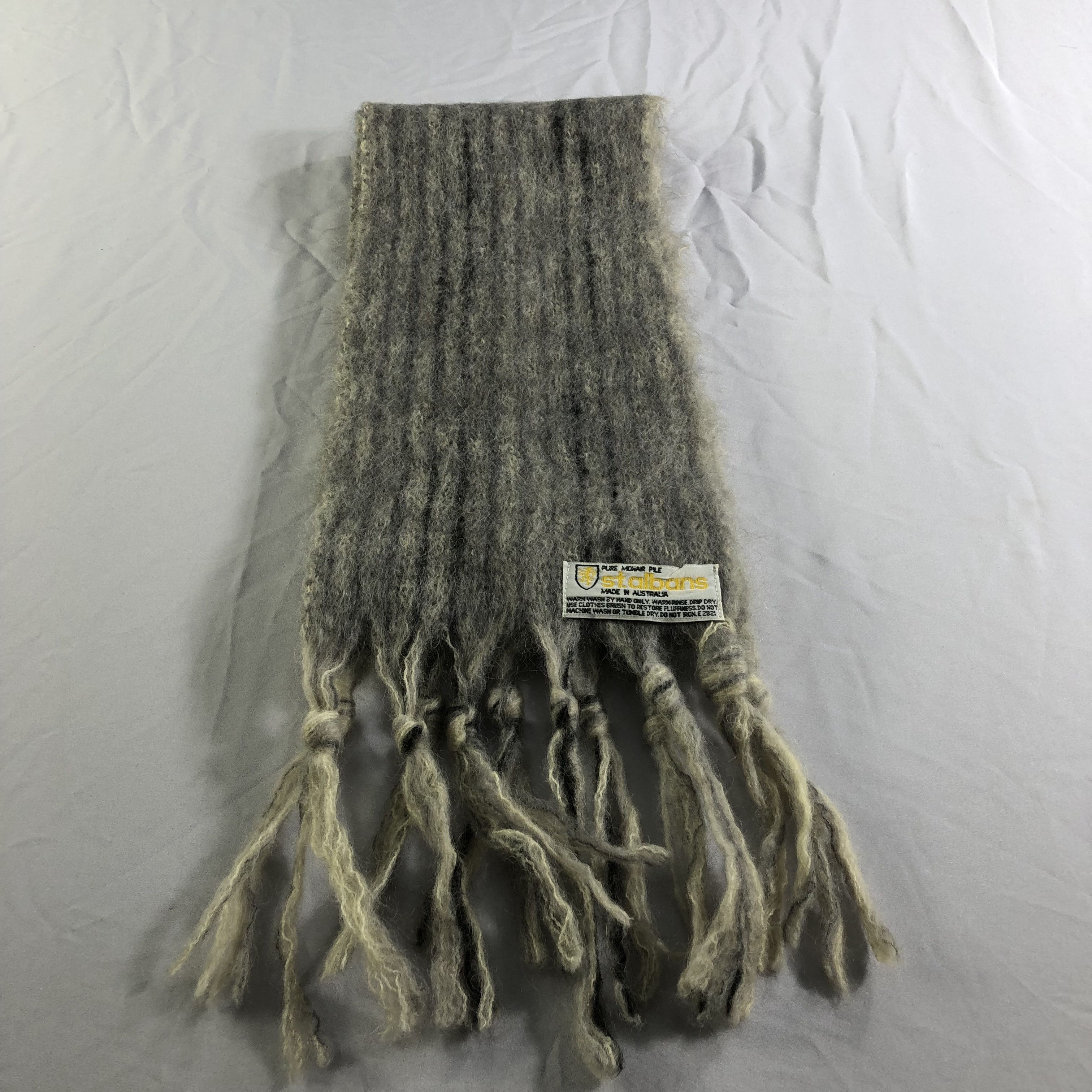 Vintage St Albans Mohair Scarf Muffler Neckwear V2211 Size ONE SIZE - 2 Thumbnail