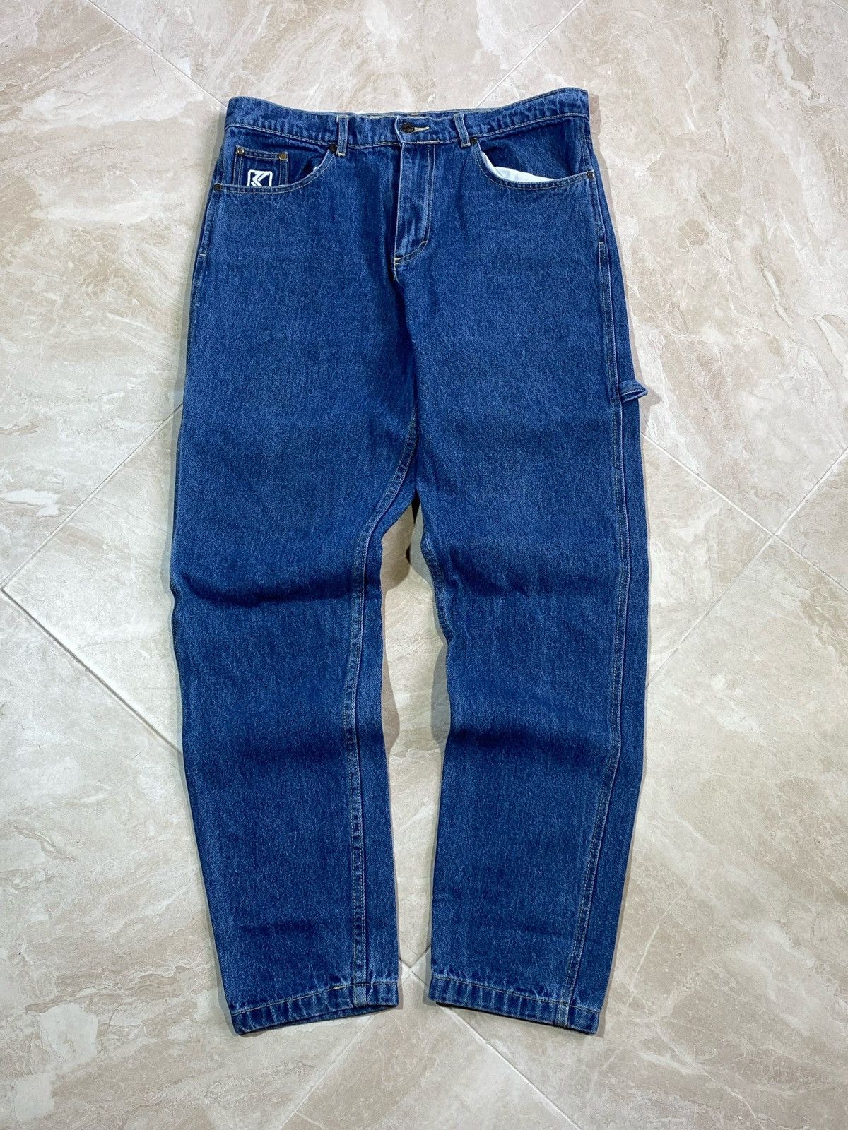 Karl Kani Kani Women's Denim Jeans Workwear Pants Size L Size 32" / US 10 / IT 46 - 2 Thumbnail
