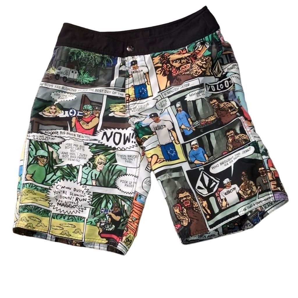Volcom Volcom Reversible Comics Board Shorts Size 31 Size US 31 - 6 Thumbnail