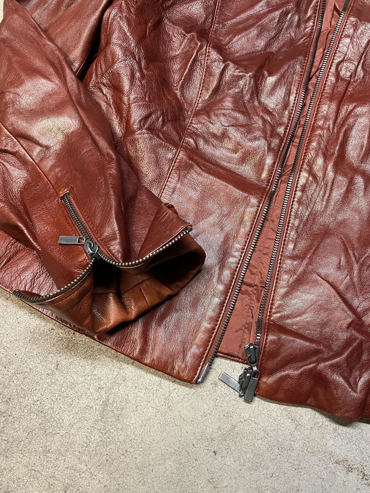 Danier Brown Fitted Danier Leather Jacket Size M / US 6-8 / IT 42-44 - 3 Thumbnail