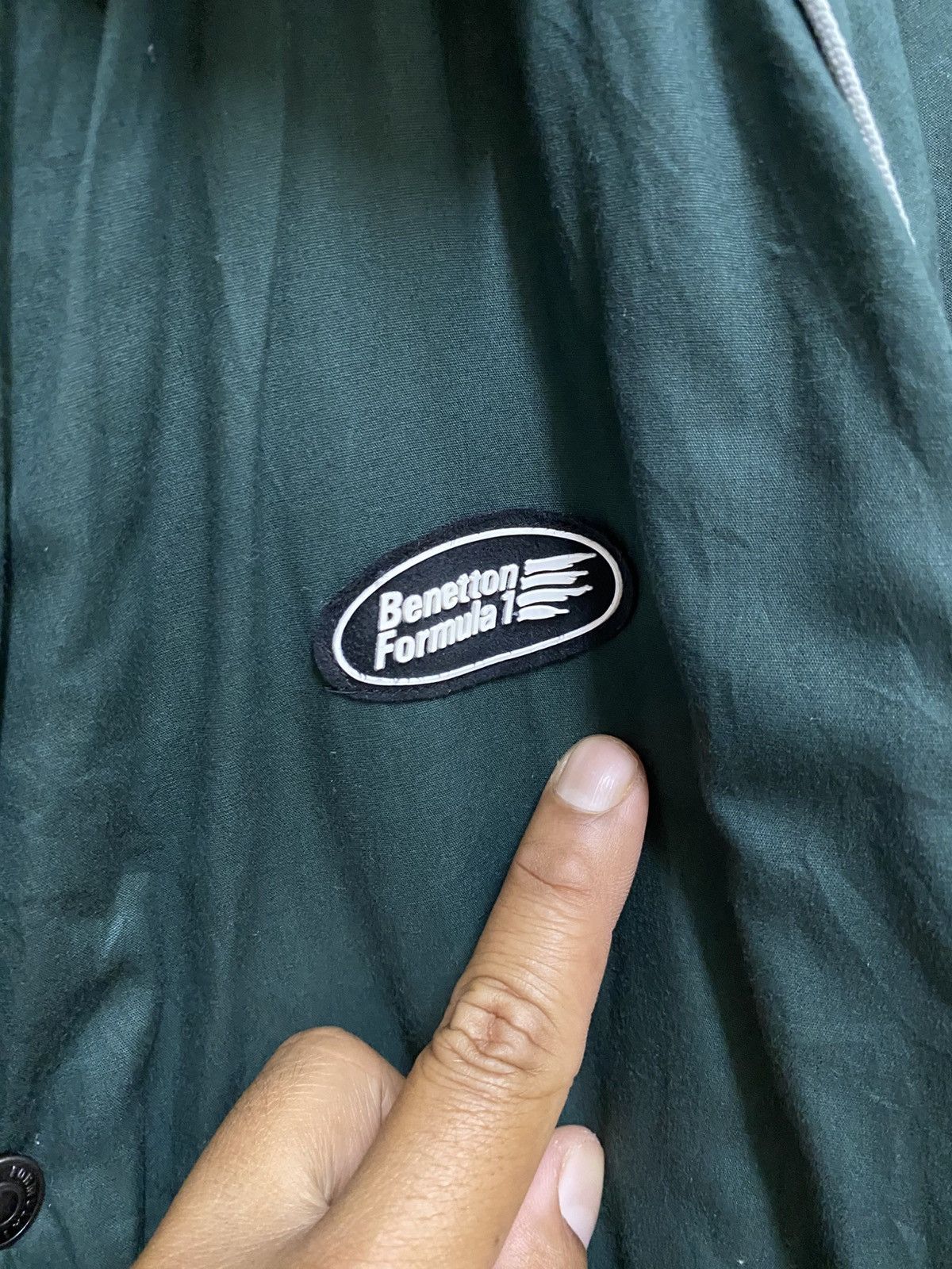 Benetton 90s Benetton F1 Racing Team Sideline Bench Parka Size US L / EU 52-54 / 3 - 8 Thumbnail