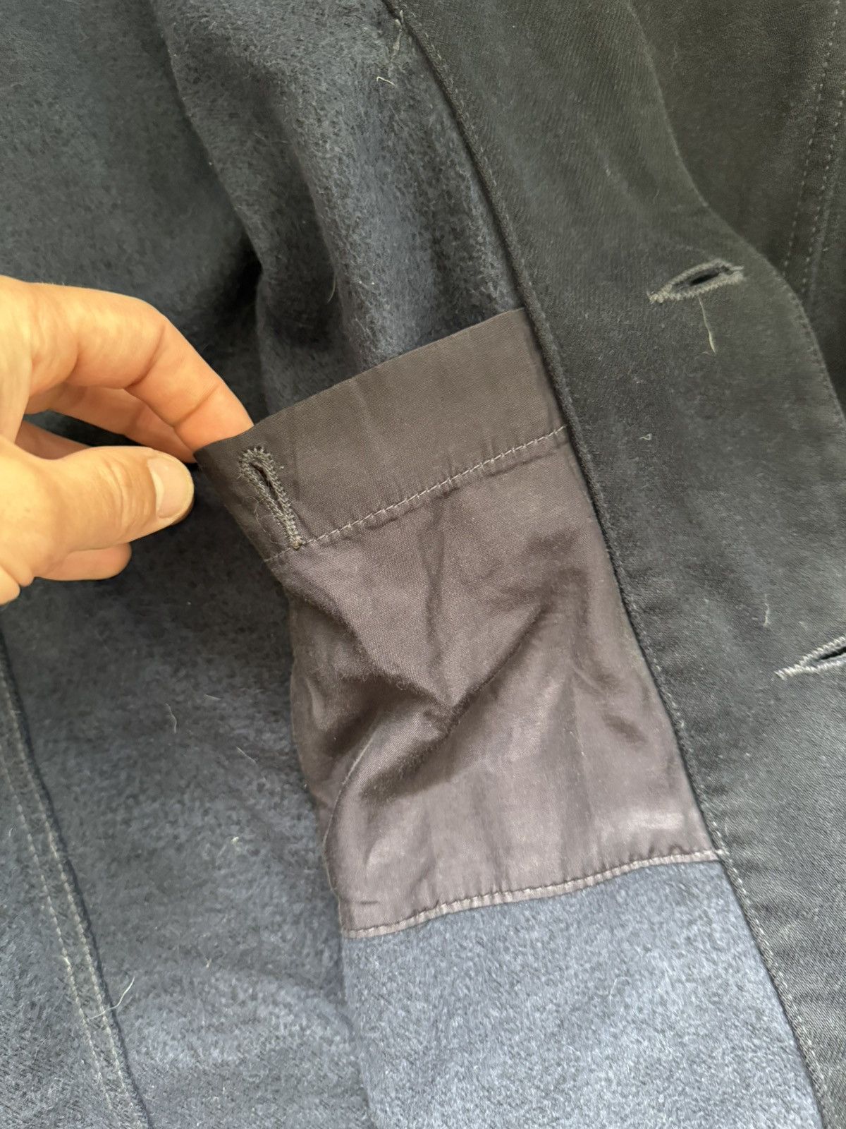 Needles Needles Wool Cotton Chore Jacket L Hole On Sleeve Size US L / EU 52-54 / 3 - 21 Thumbnail