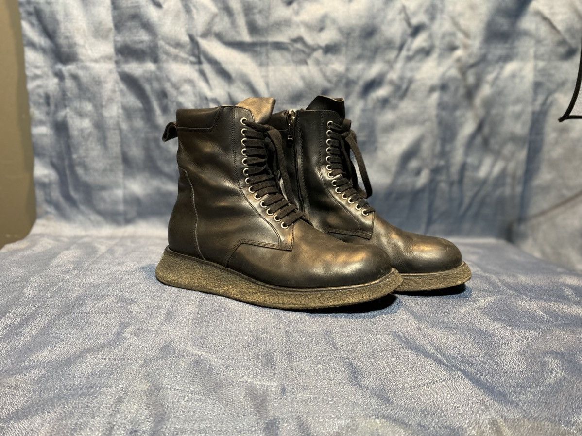 Rick Owens Rick Owens Lace Up Creeper Boots | Grailed