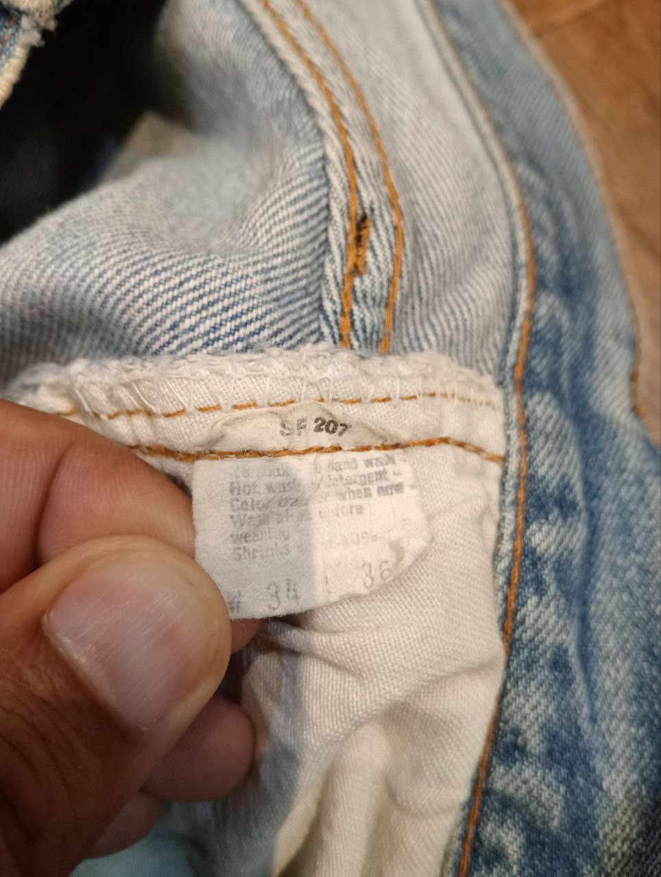 Levi's Vintage Clothing RARE LEVI'S VINTAGE 501 SELVEDGE CUSTOM BLUE DENIM JEANS Size US 34 / EU 50 - 11 Thumbnail