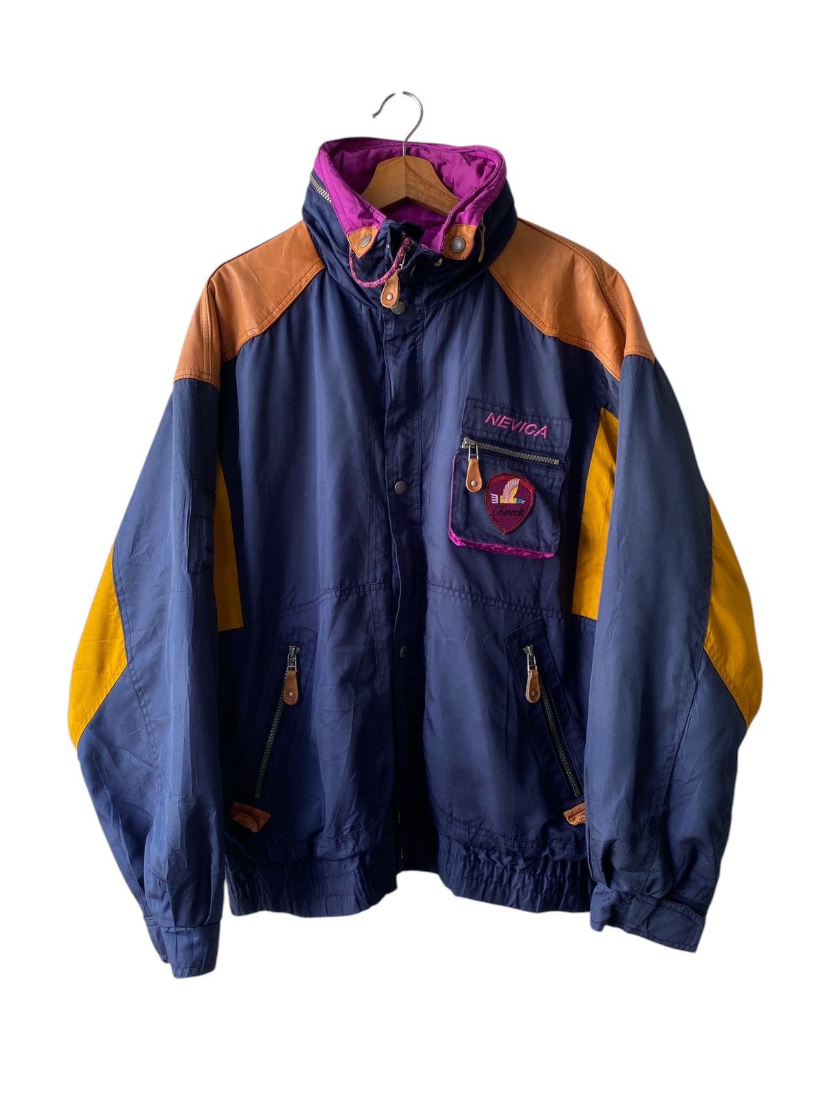 Nevica × Vintage Vintage 90s Nevica Ski Blok Colour Jacket Size US XL / EU 56 / 4 - 1 Thumbnail