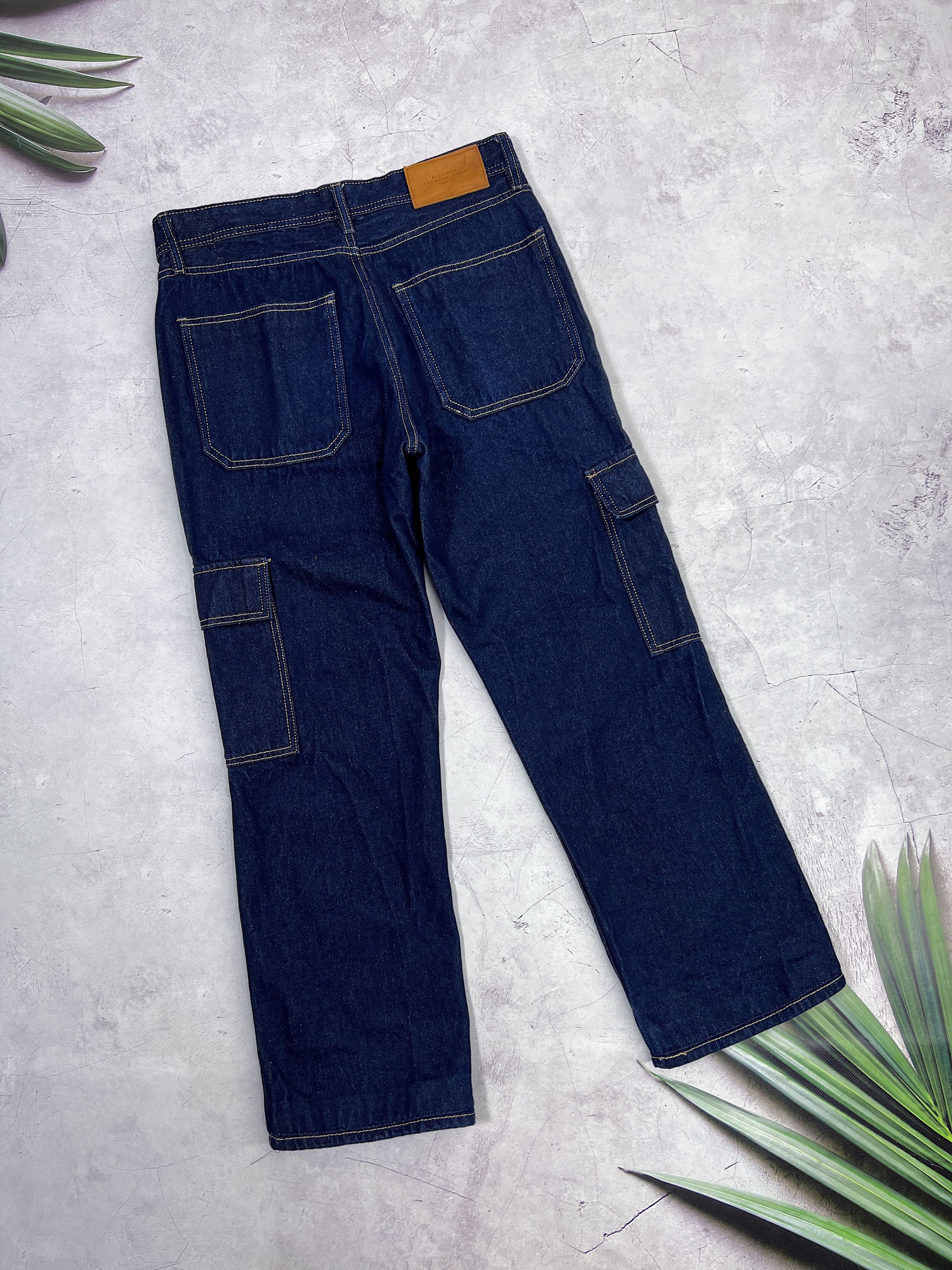 Blue Blue Japan × Japan Blue × Japanese Brand Blue Way Japanese Indigo Denim Cargo Pants Size US 32 / EU 48 - 11 Thumbnail