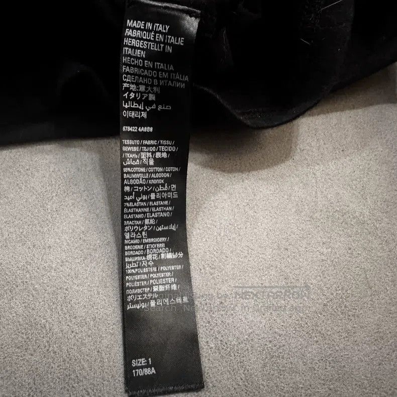 Balenciaga Balenciaga Black Embroidered Logo Long Sleeve T-Shirt Size US S / EU 44-46 / 1 - 5 Thumbnail