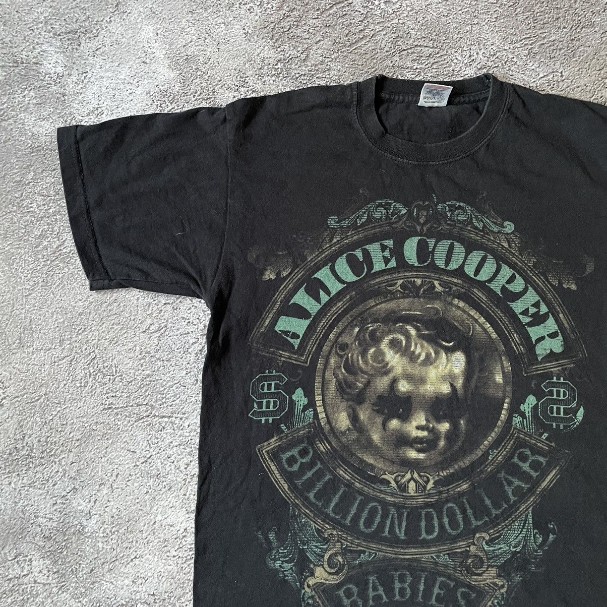Vintage Vintage 00s Alice Cooper Graphic Tee Sun Faded Grunge Boxy M Size US M / EU 48-50 / 2 - 4 Thumbnail