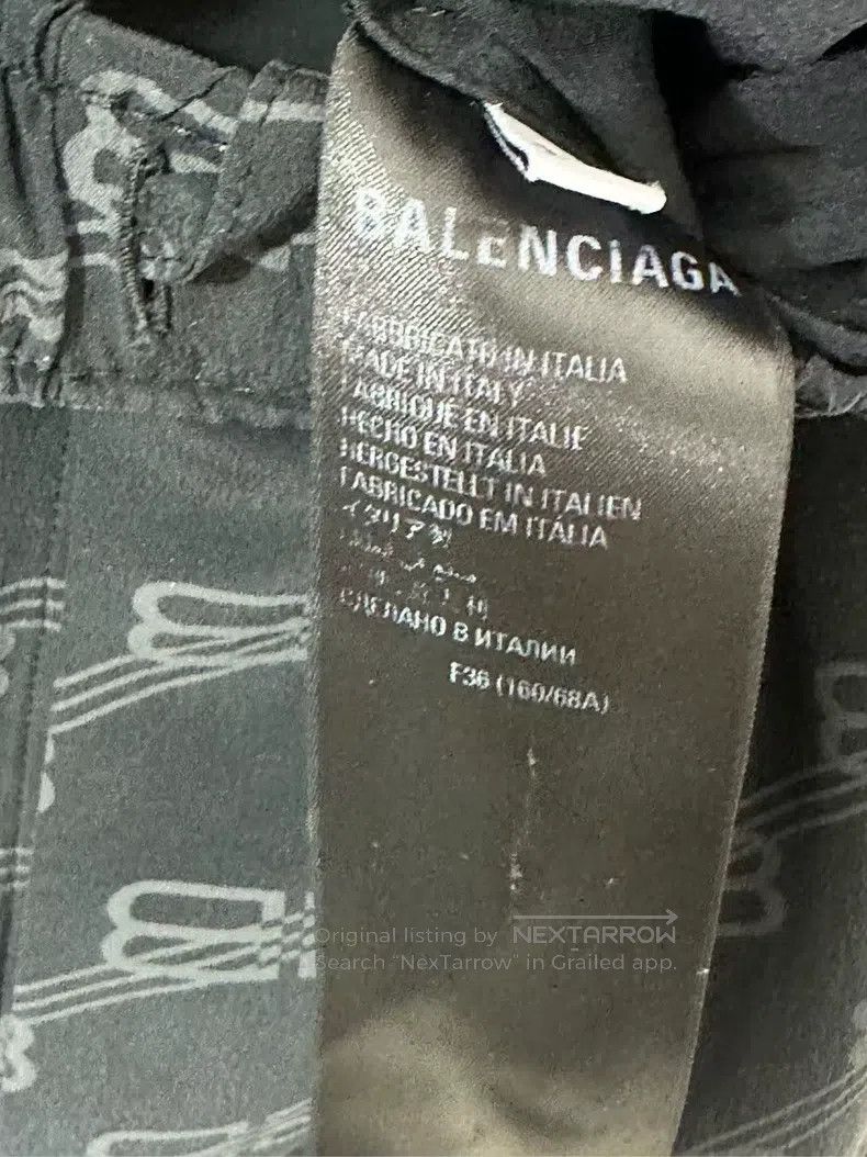Balenciaga Balenciaga Full Logo Print Casual Pants Size US 36 / EU 52 - 4 Thumbnail