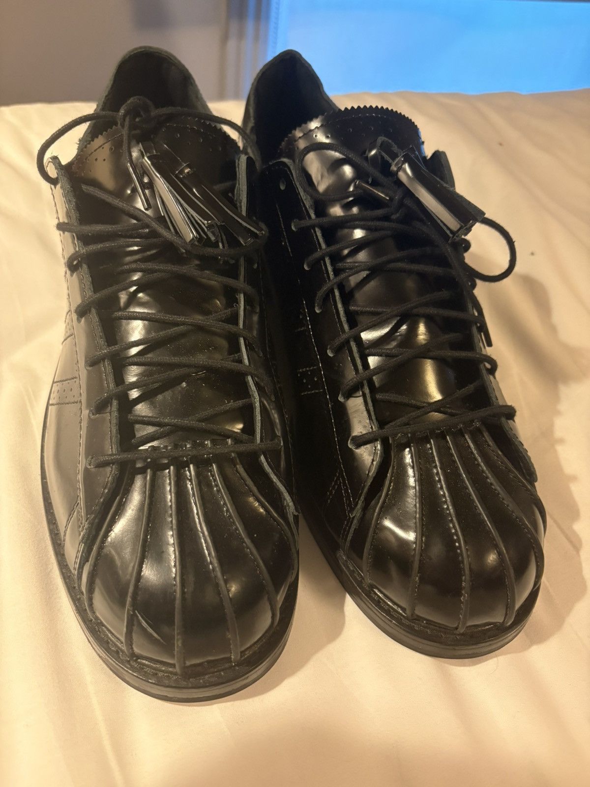 Adidas adidasadidas x CLOT Dress Superstar 'Black White' Size US 13 / EU 46 - 3 Thumbnail