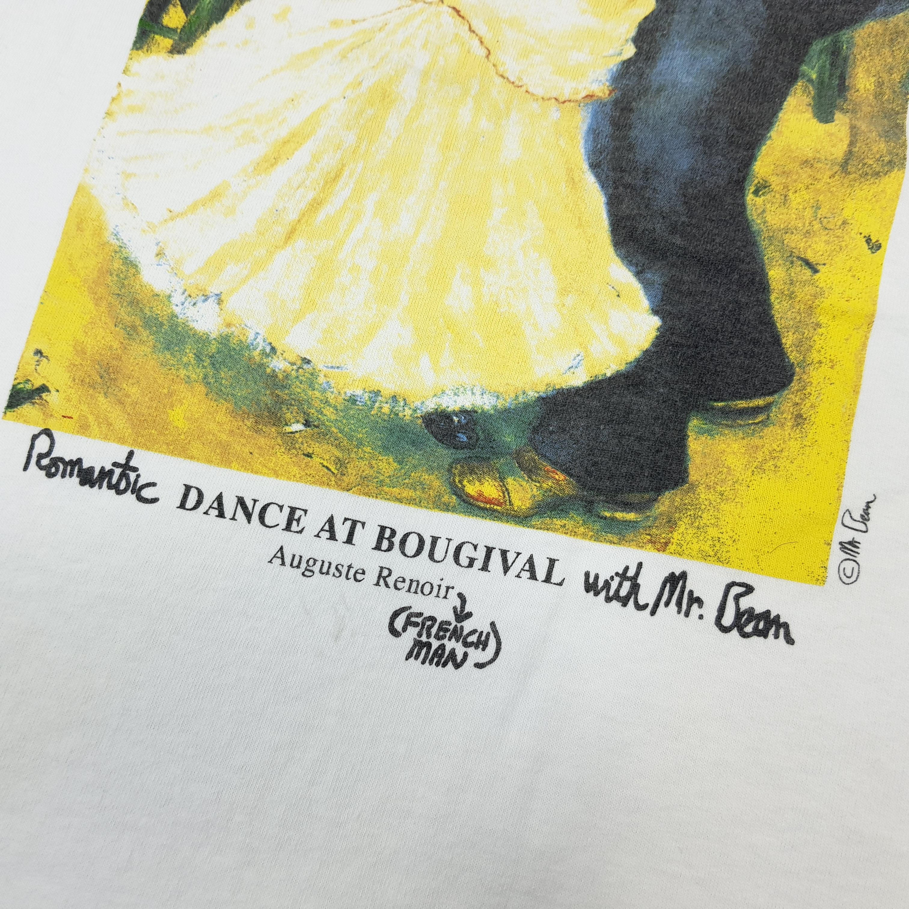 Vintage Vintage Auguste Renoir Exhibition Art Mr.Bean Parody Tshirt Size US XL / EU 56 / 4 - 3 Thumbnail