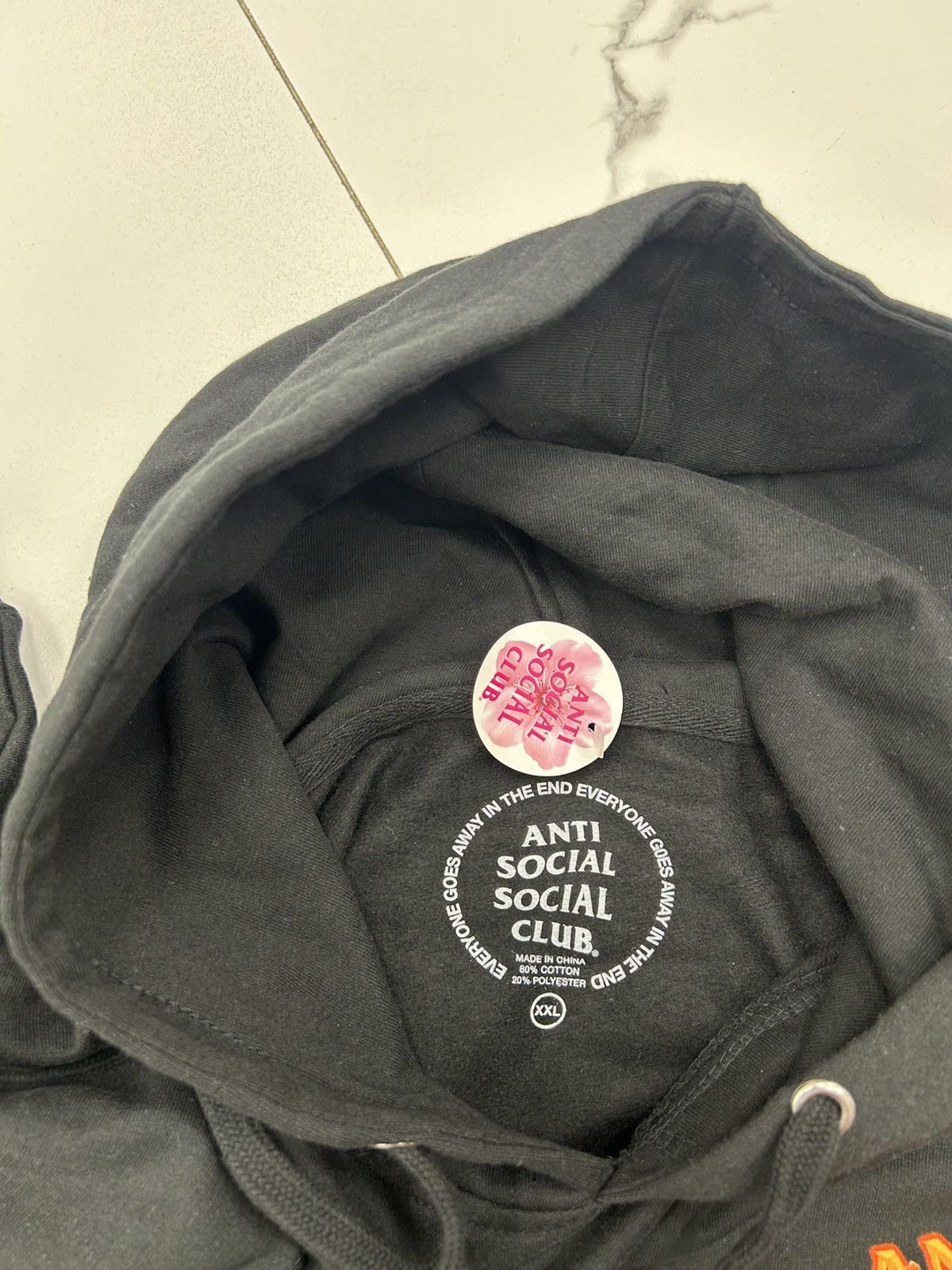 Anti Social Social Club Anti Social Social Club No Sympathy Hoodie “Black” Size US XXL / EU 58 / 5 - 4 Thumbnail
