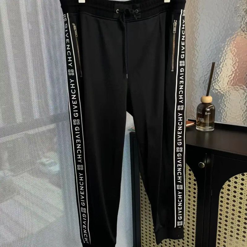Givenchy Givenchy Black Cotton Casual Pants for Men 0089 Size US 44 / EU 60 - 1 Thumbnail