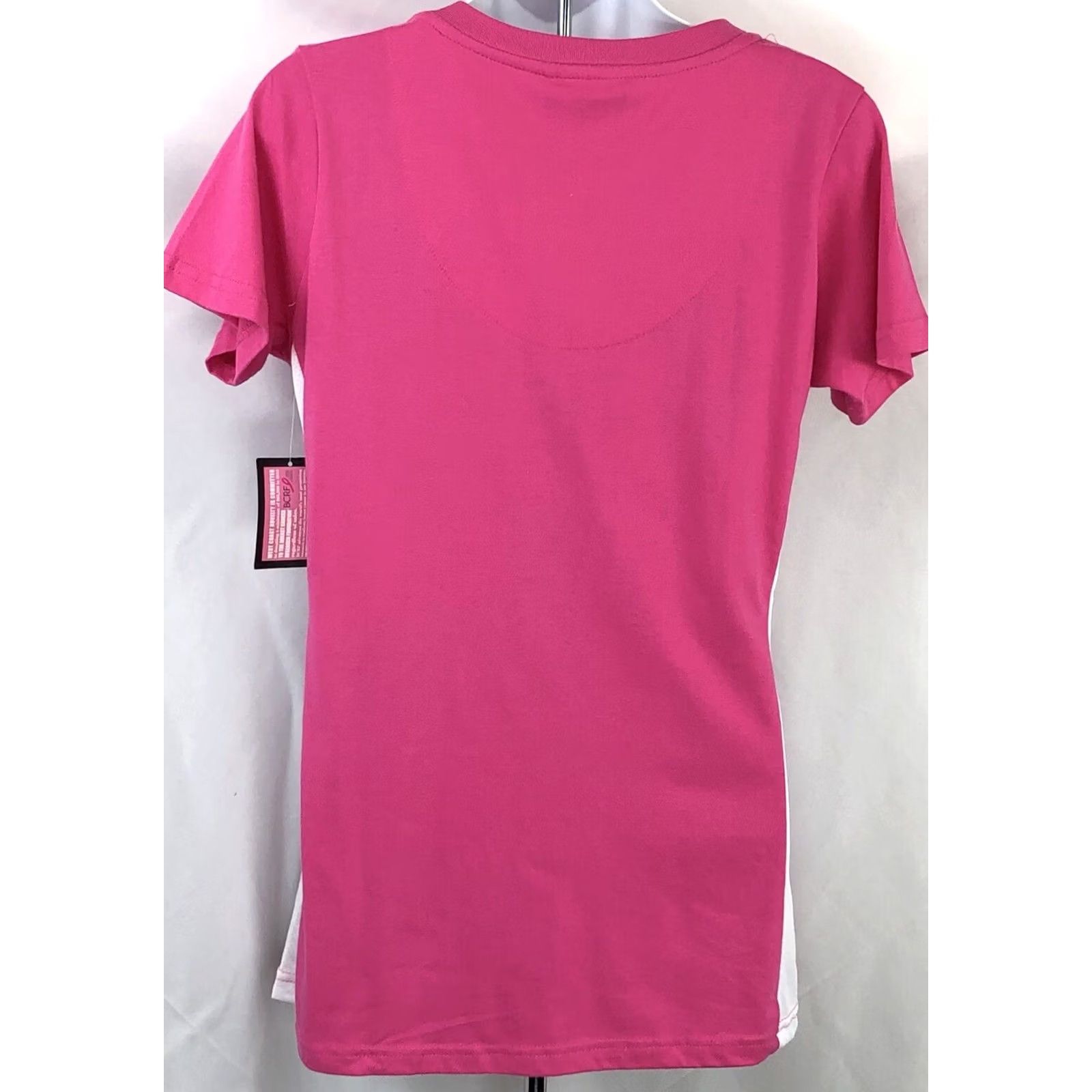 Hope Vtg Crown T-Shirt M pink HOPE Tee Cancer Awareness Support the Cure 2000 w/Tags Size M / US 6-8 / IT 42-44 - 3 Thumbnail