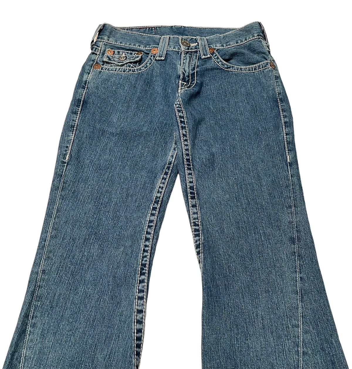 True Religion Vintage Brand True Religion Flared Jeans 1990s Size US 30 / EU 46 - 3 Thumbnail