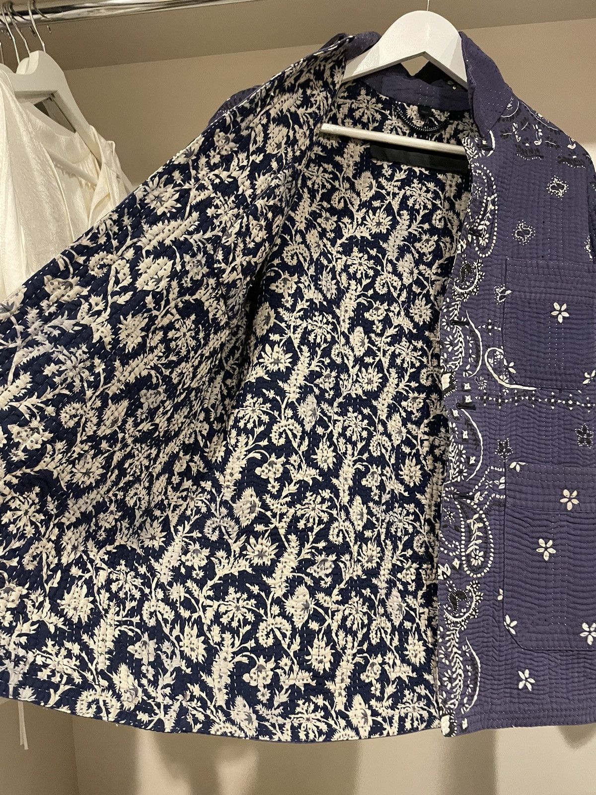 Burberry Prorsum 🔥RARE🔥 FW15 Burberry Prorsum Paisley Print Quilted Jacket Size US M / EU 48-50 / 2 - 5 Thumbnail