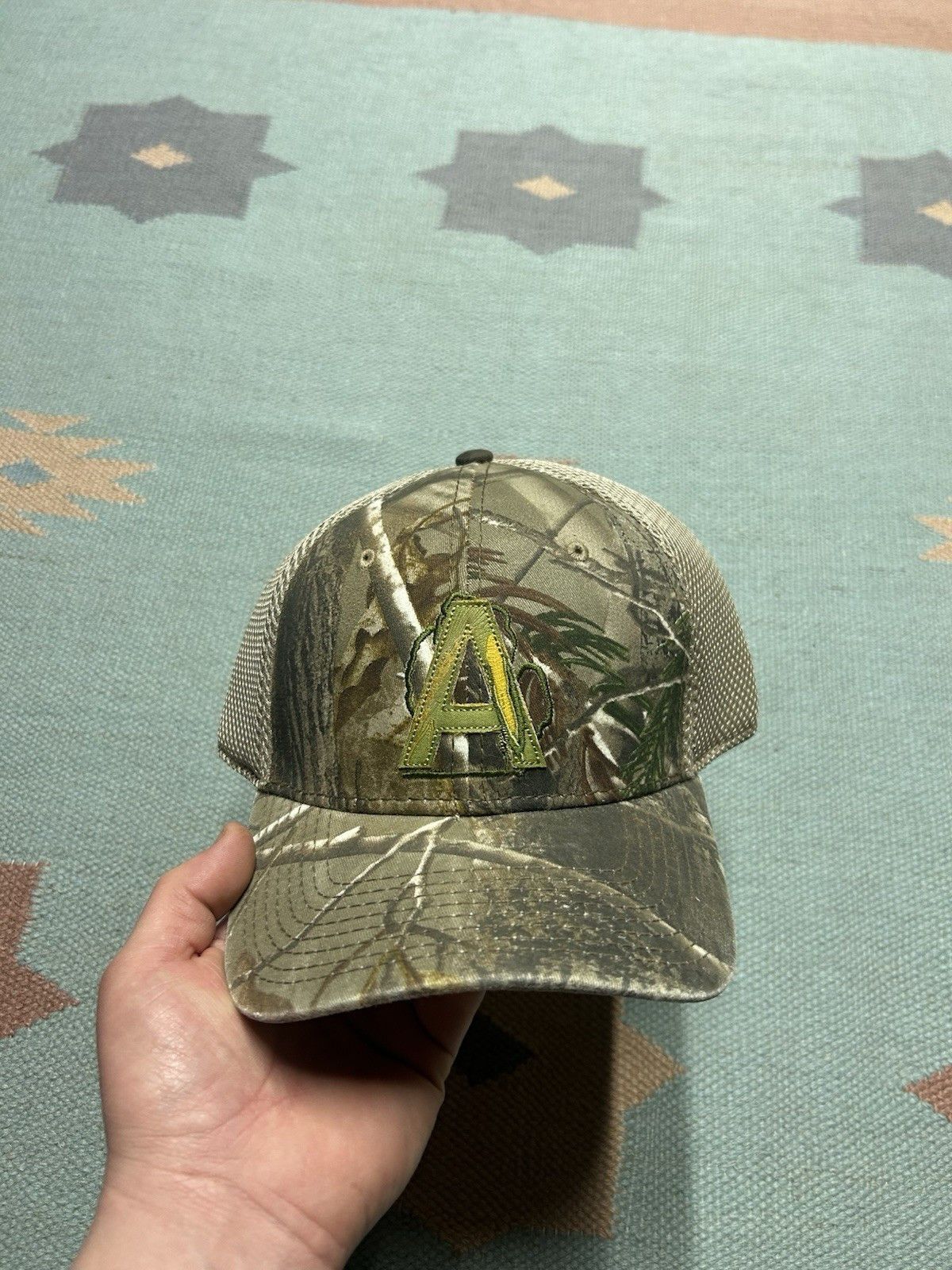 The Game Auburn bean & grain strapback hat camo NWT DEADSTOCK farm Size ONE SIZE - 2 Thumbnail