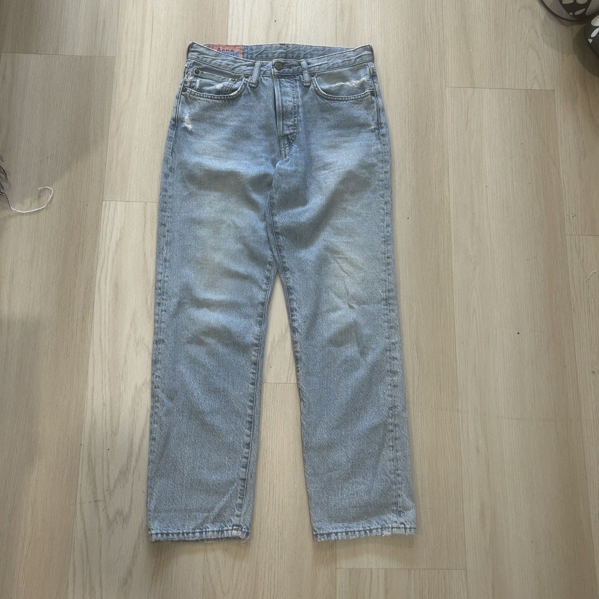 Acne Studios 1997 Light Blue Trash FW18 Size US 28 / EU 44 - 2 Thumbnail