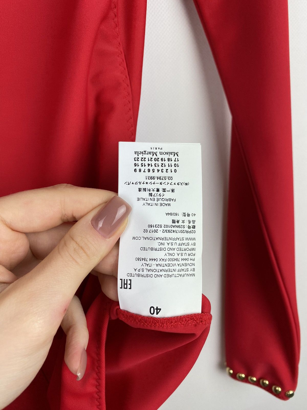 Maison Margiela BNWD Maison Margiela Runaway long sleeve bodysuit blouse Size S / US 4 / IT 40 - 25 Thumbnail