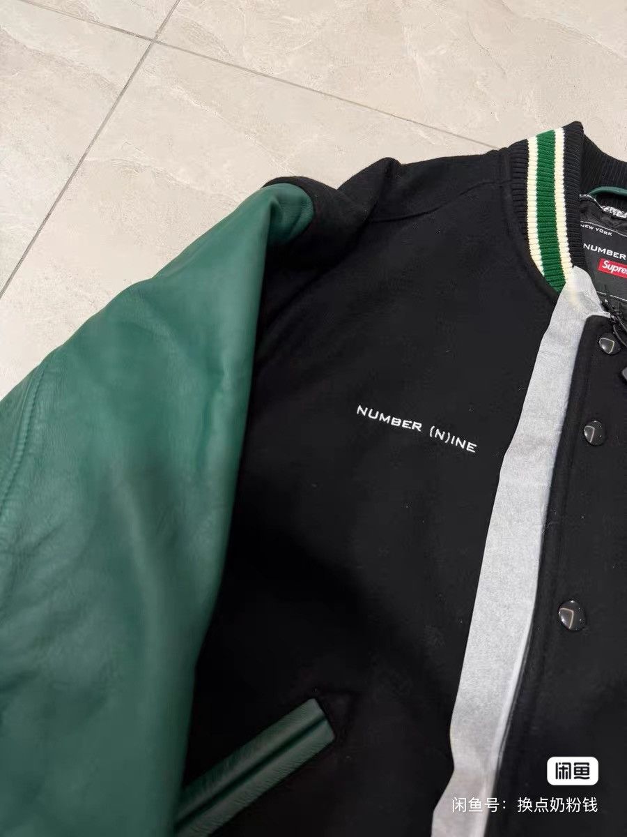 Number (N)ine × Supreme Supreme x Number(N)ine FW25 leather wool bomber coat jacket Size US L / EU 52-54 / 3 - 7 Thumbnail