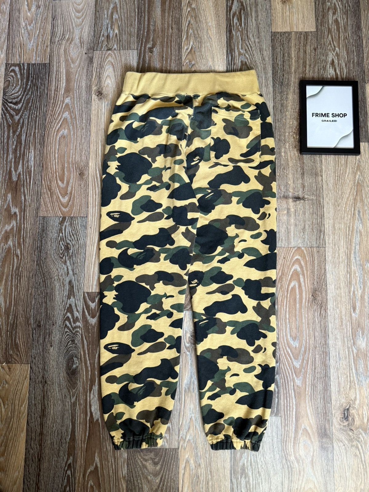 Bape Bape Yellow Color Camo Sweatpants Size US 30 / EU 46 - 2 Thumbnail
